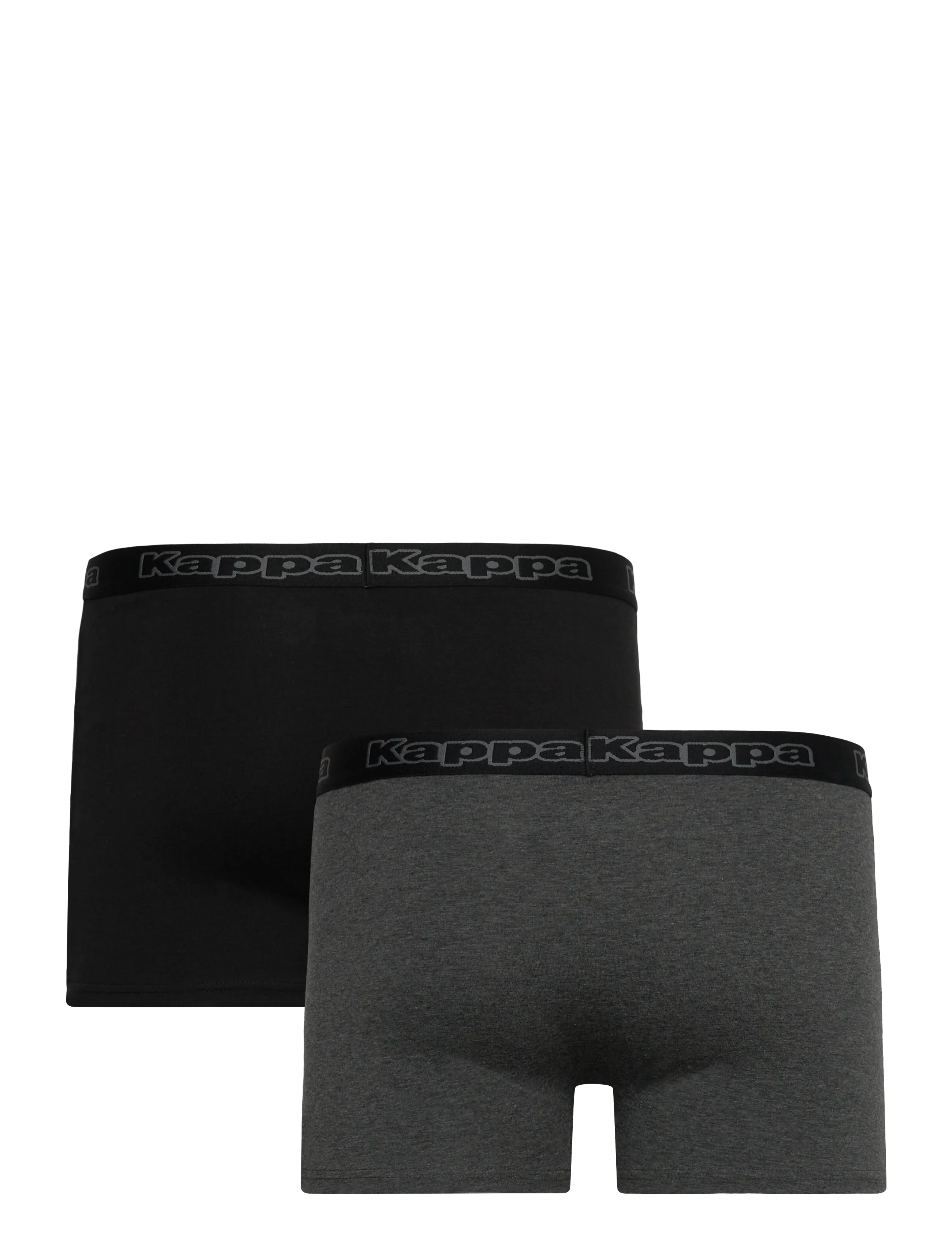 KAPPA - KM - Logo Anavi 2 pack - laveste priser - grey dk melange-black - 1