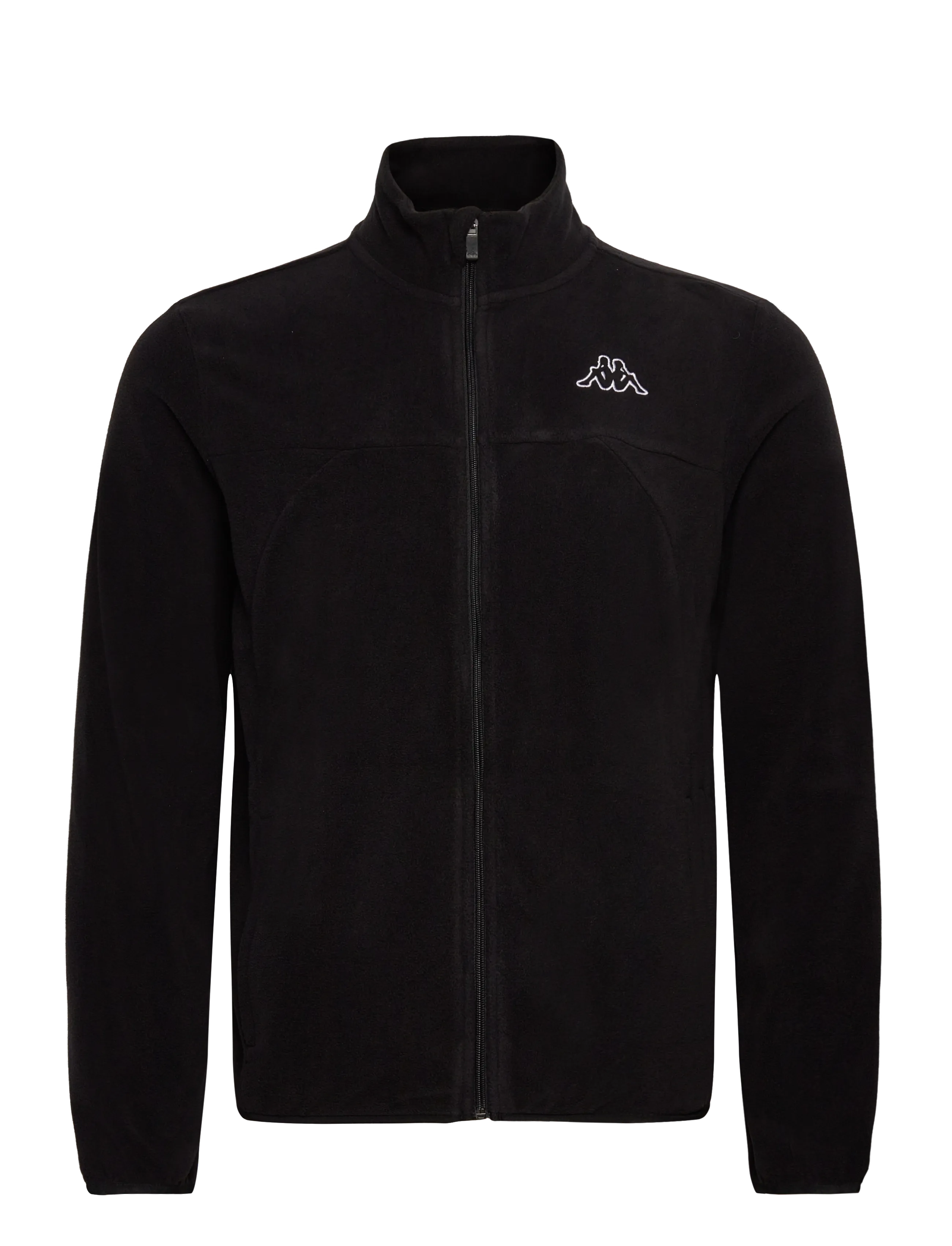 KAPPA KM - Logo Saurion slim - Fleece - BLACK / black