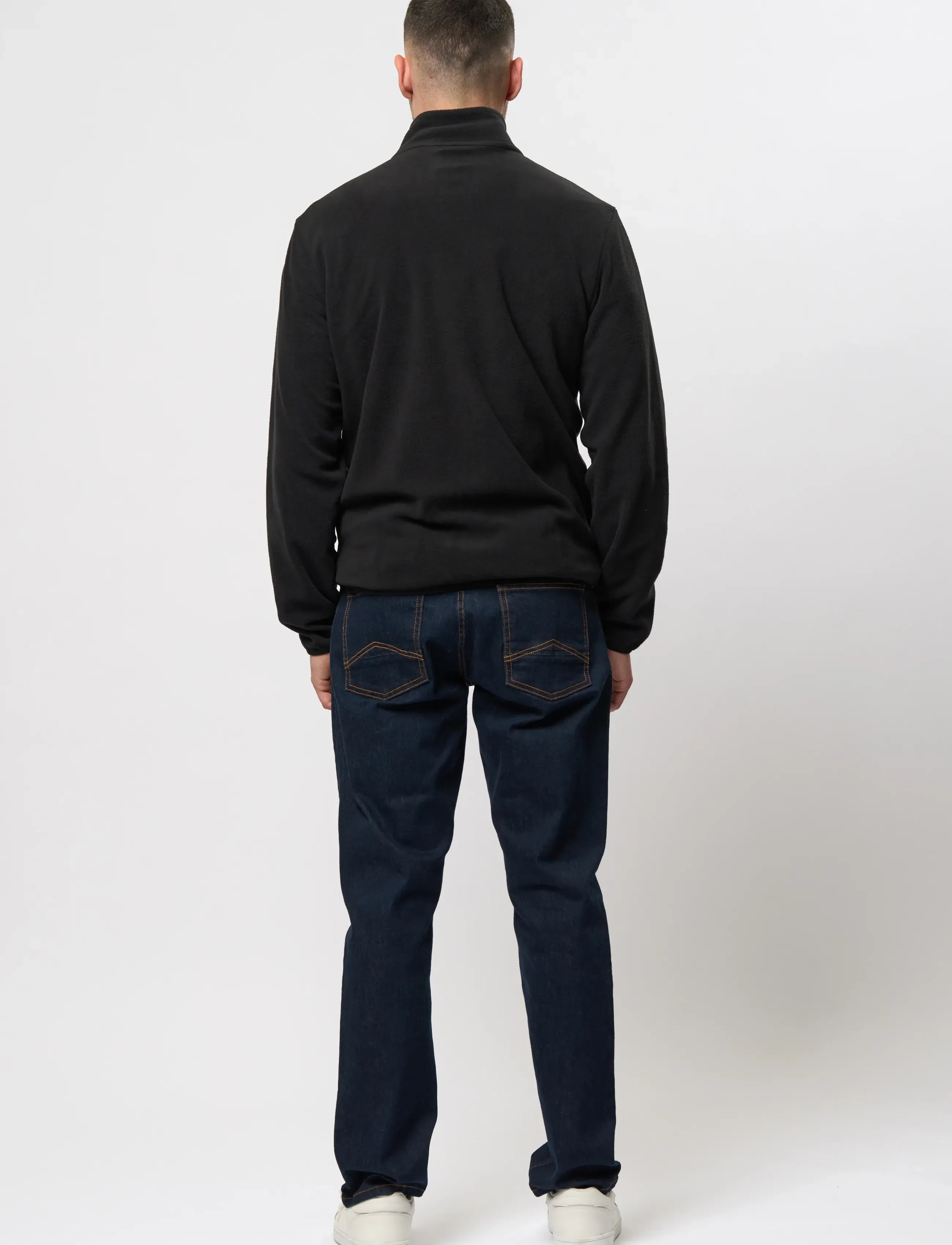 KAPPA - Logo Saurion slim - fleece - black - 3