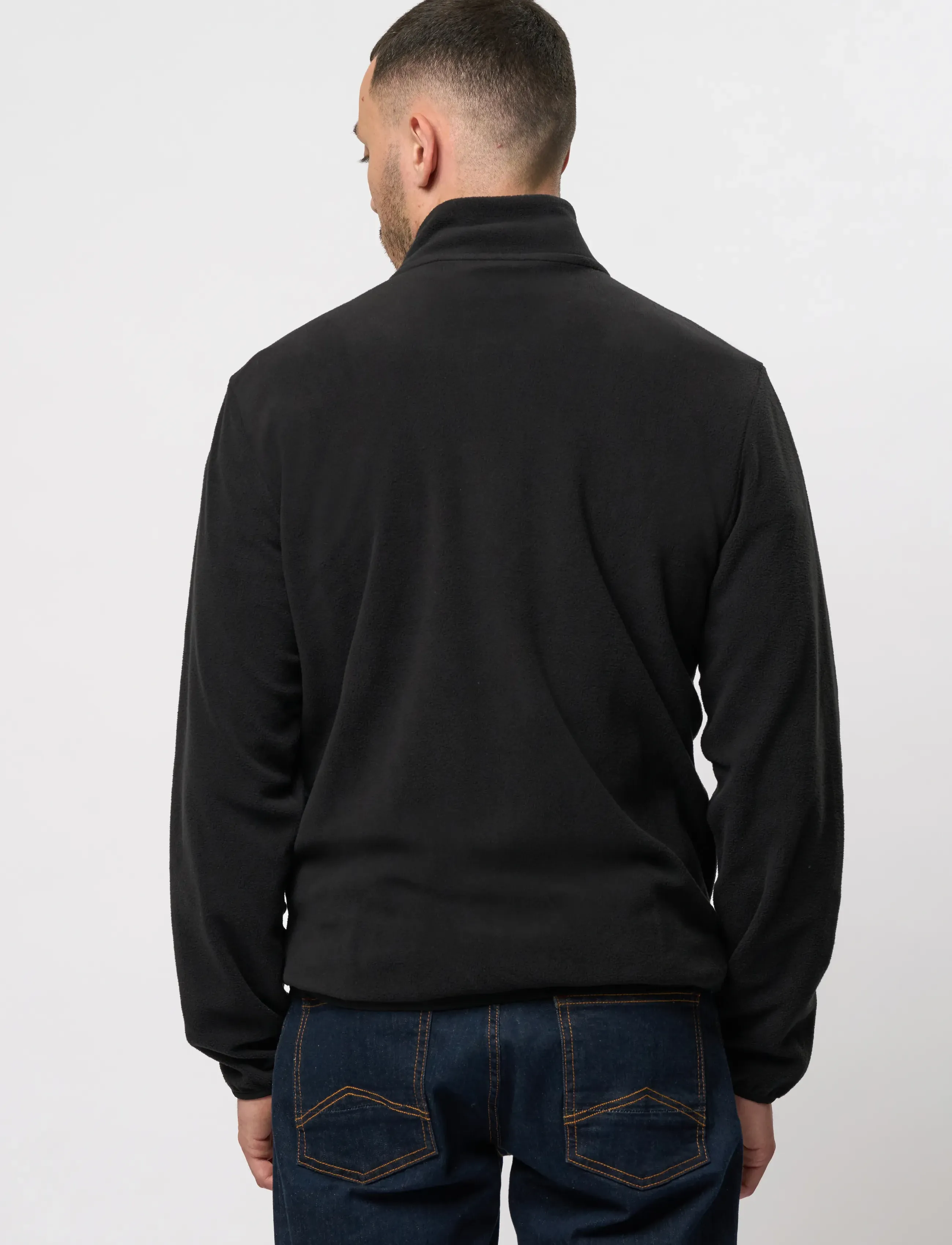 KAPPA - Logo Saurion slim - fleece - black - 5