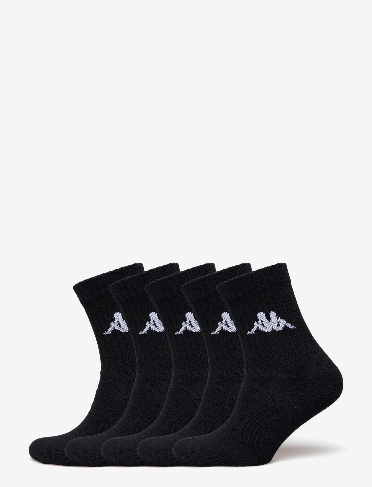 KAPPA - Tennis sock - Fisper DK 5 pack - høstklær - black - 0