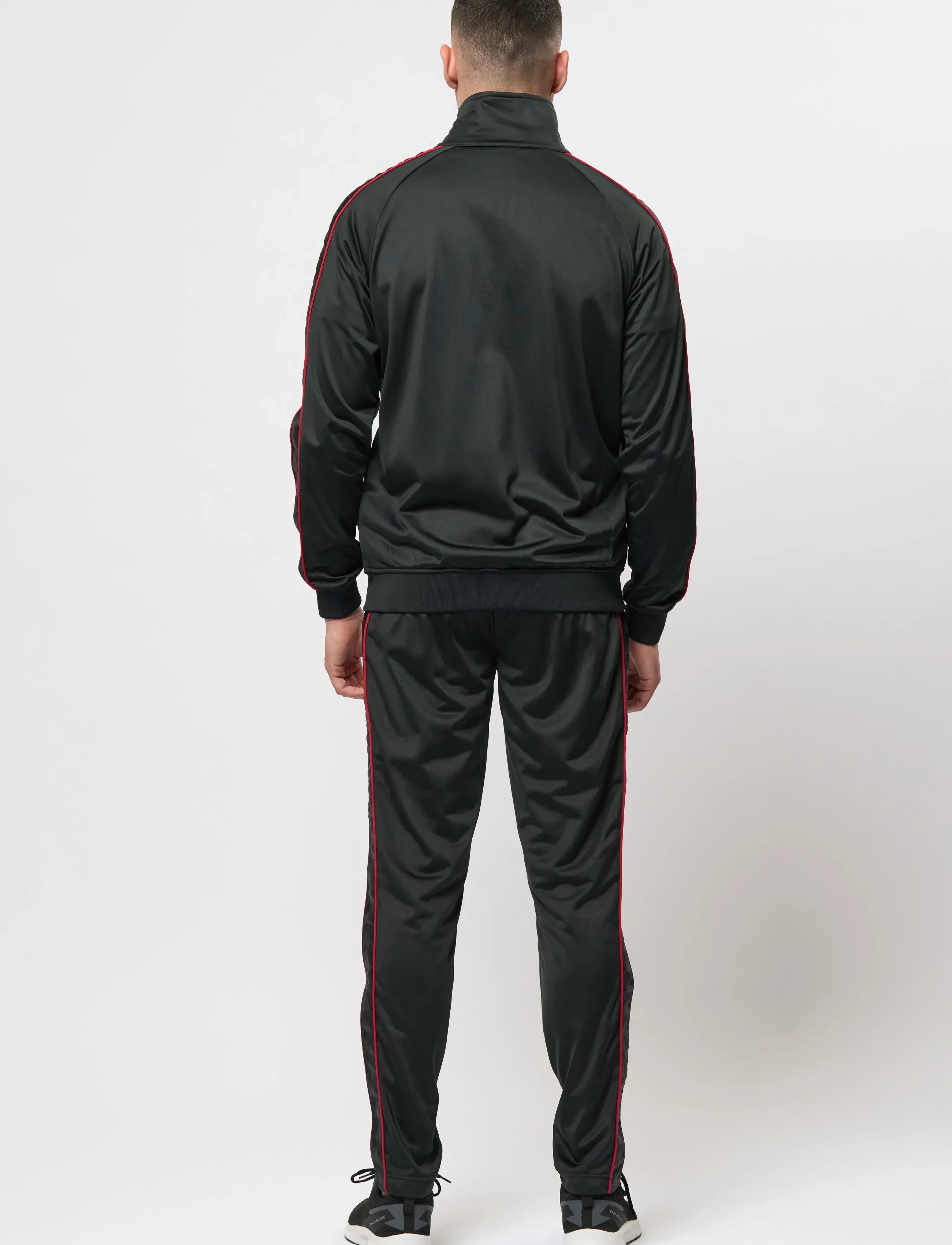 KAPPA - 222 Banda Anniston - mænd - black-racing red - 5