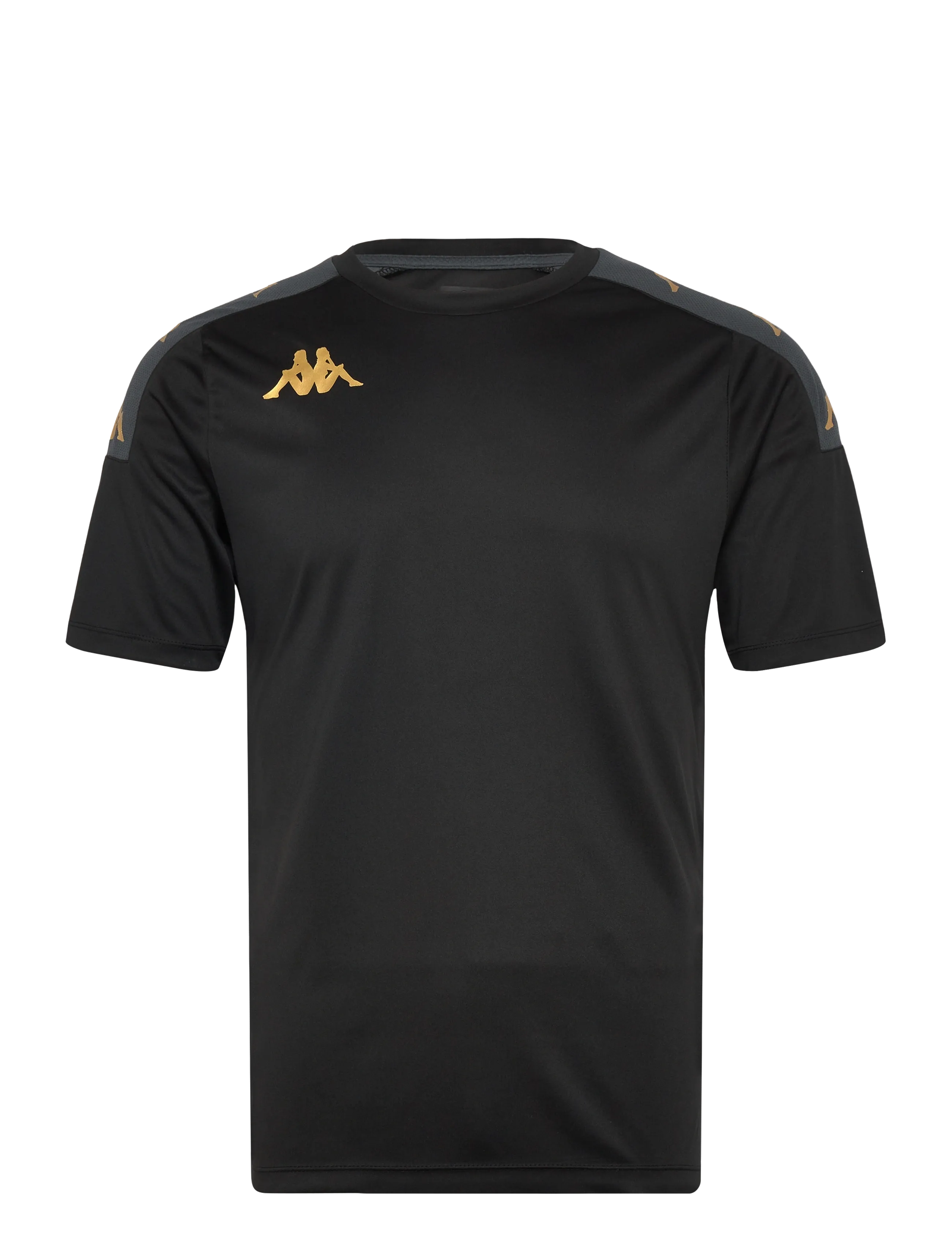 KAPPA KM - Gianto - T-paidat - BLACK-GREY DK / black