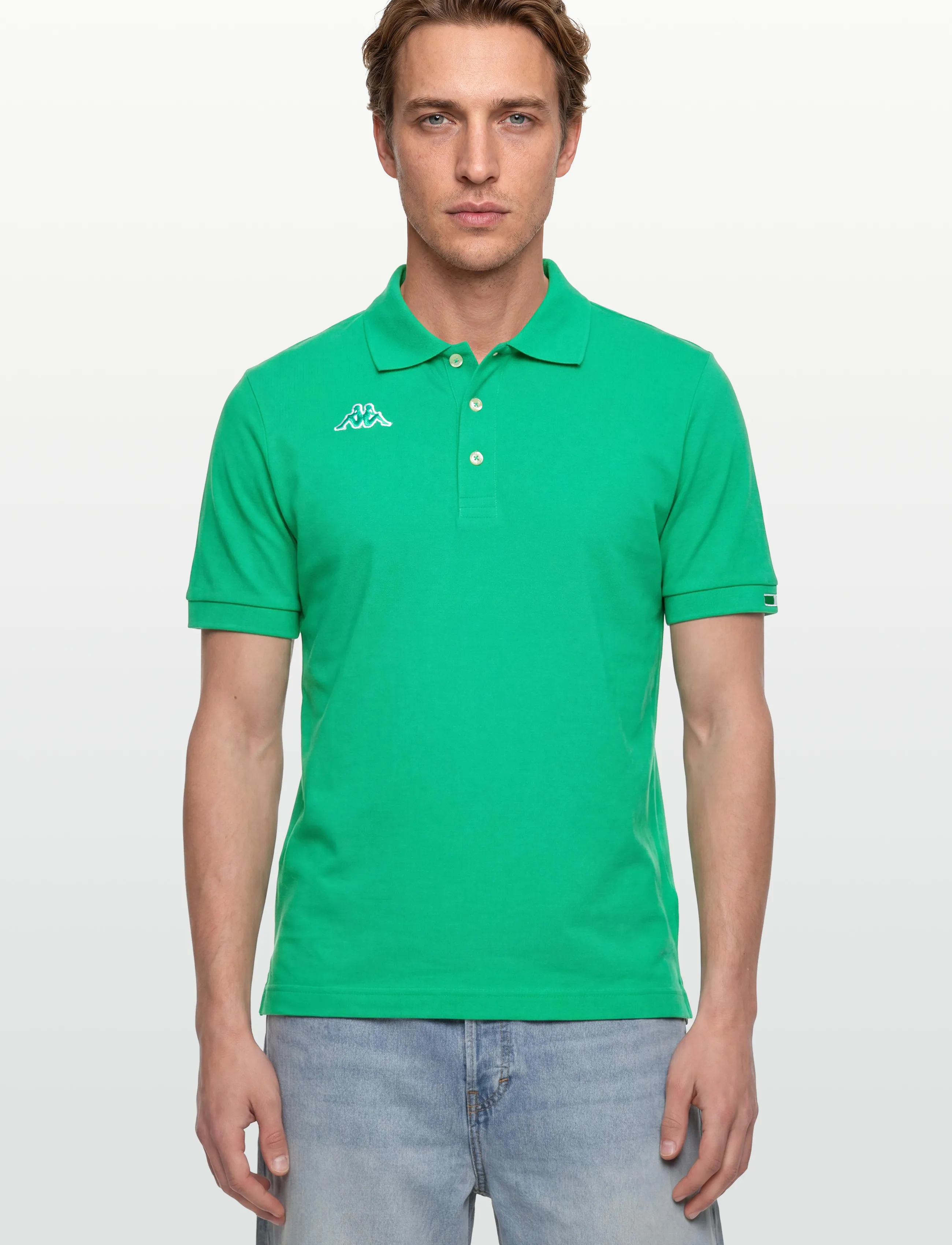 KAPPA - KM Logo Maltaxita - kortærmede poloer - green chilly - 3