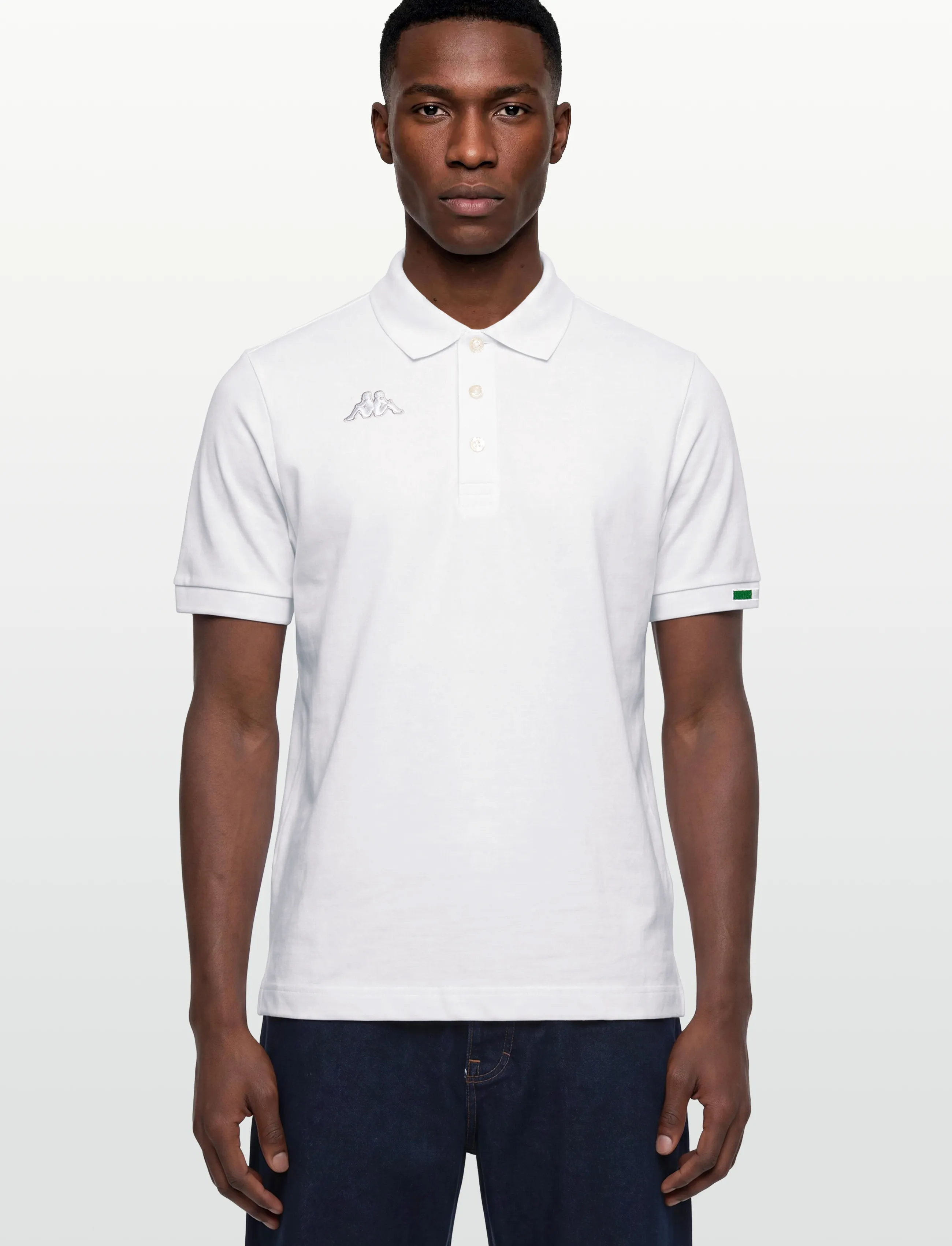KAPPA - KM Logo Maltaxita - kortærmede poloer - white - 3