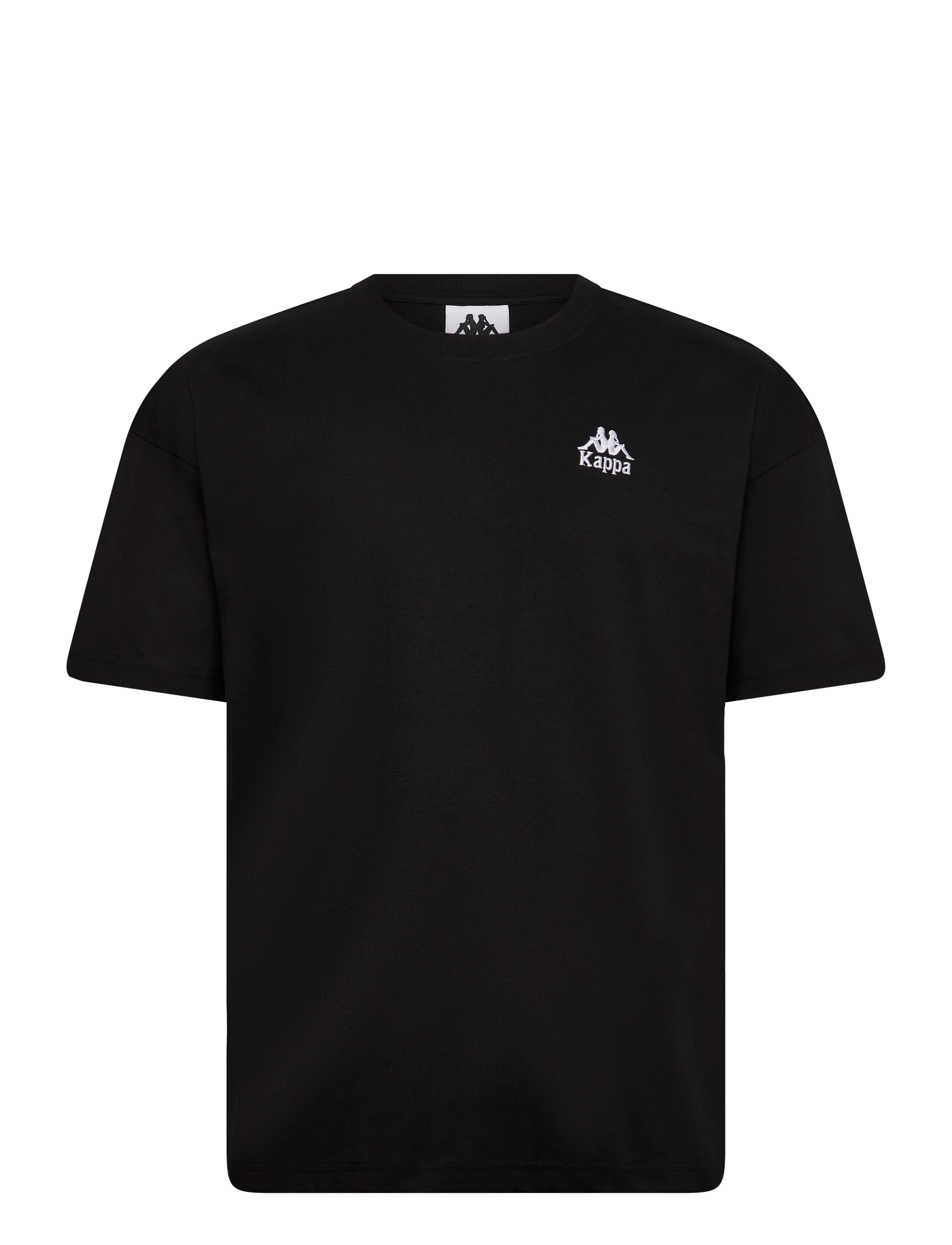 KAPPA Authentic Owner - Toppar & T-shirts - BLACK-WHITE NATURAL / black