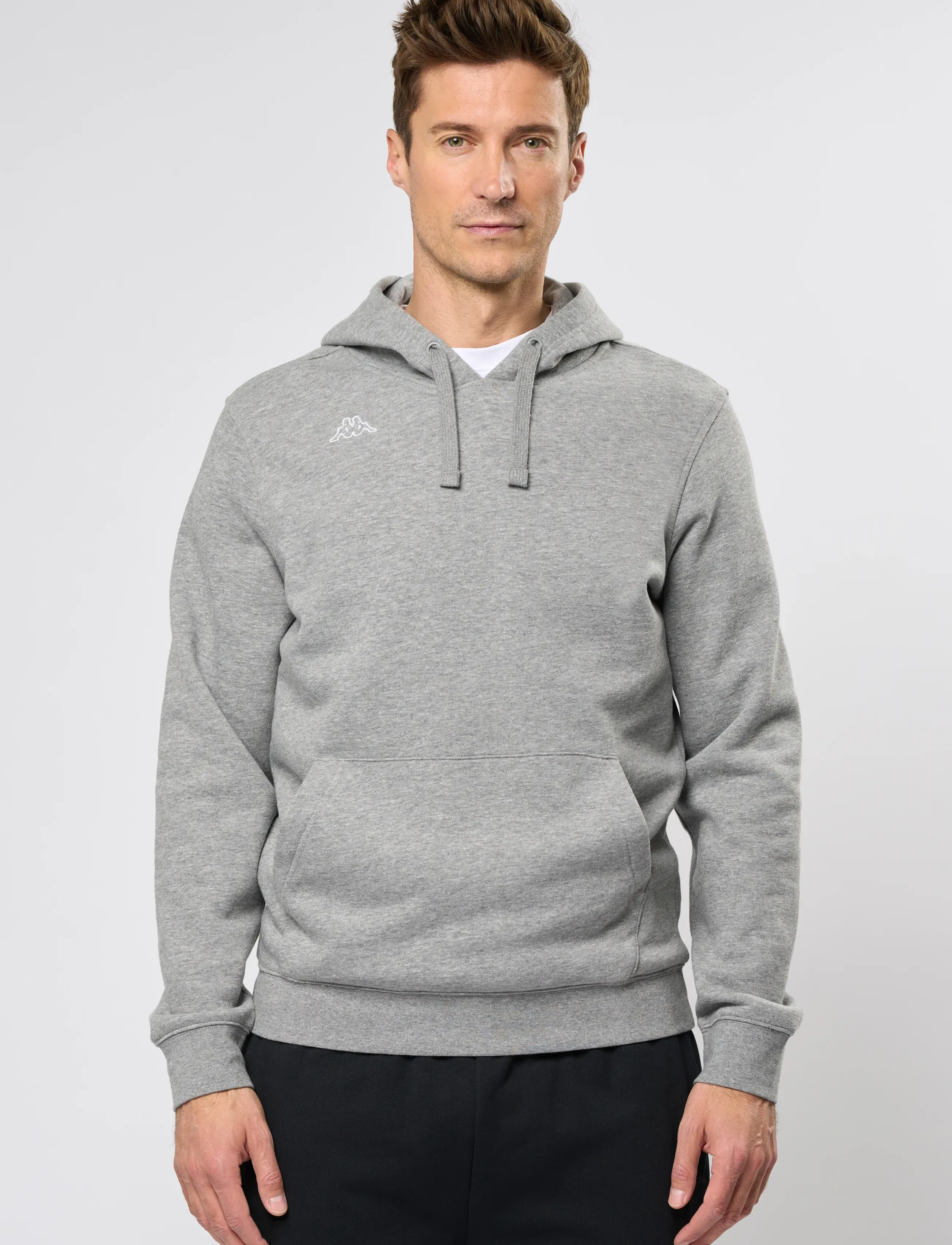 KAPPA - Logo Cuneo - hættetrøjer - grey md melange - 4