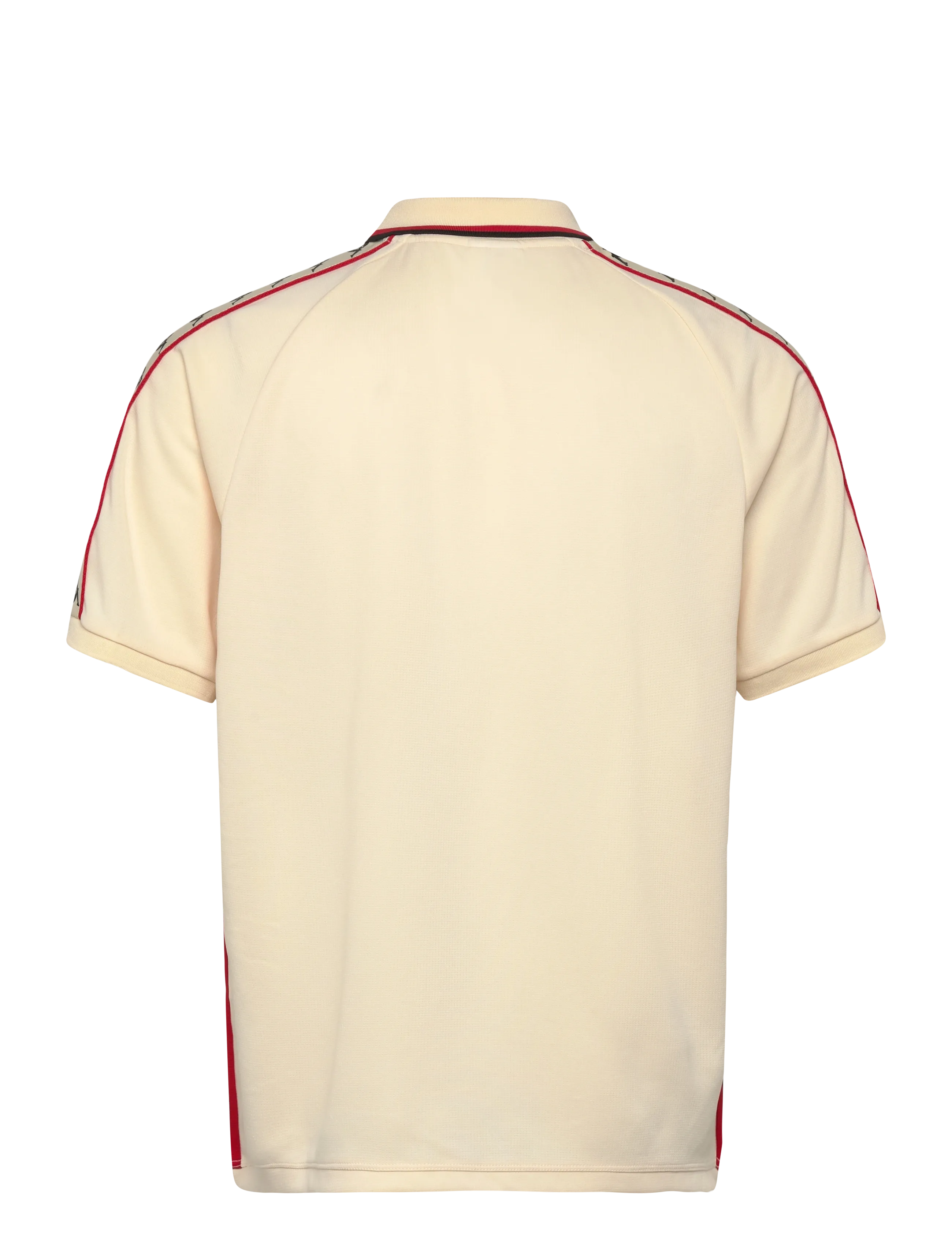 KAPPA - KM - 222 Banda Stafen - kortærmede poloer - beige butter-red coral-blk - 1
