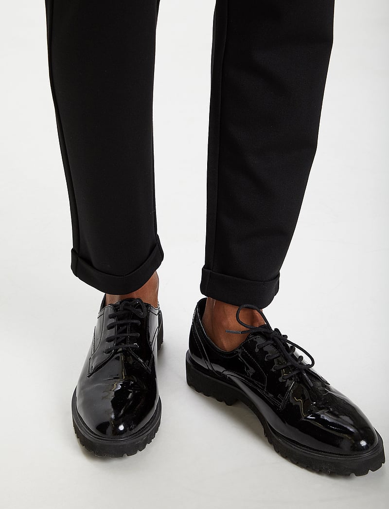 Karen By Simonsen - CaroKB Slim Pants - slim fit bukser - meteorite - 5