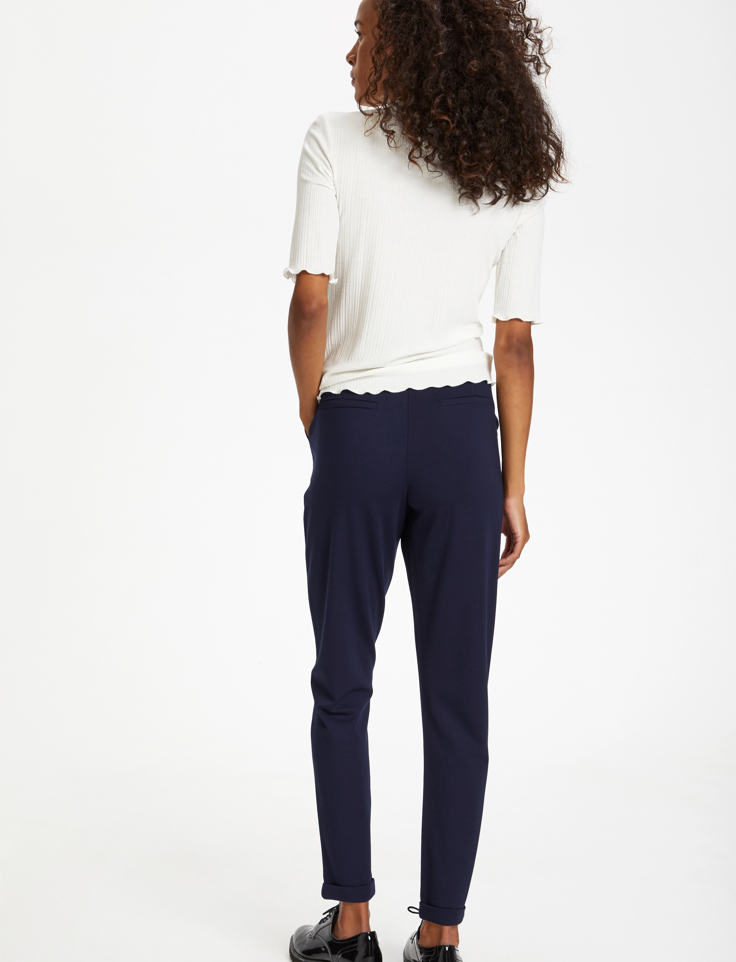 Karen By Simonsen - CaroKB Slim Pants - slim fit bukser - night sky - 4