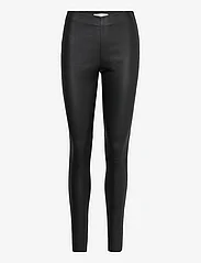 Karen By Simonsen - MemeKB Leather Pants - festkläder till outletpriser - meteorite black - 0