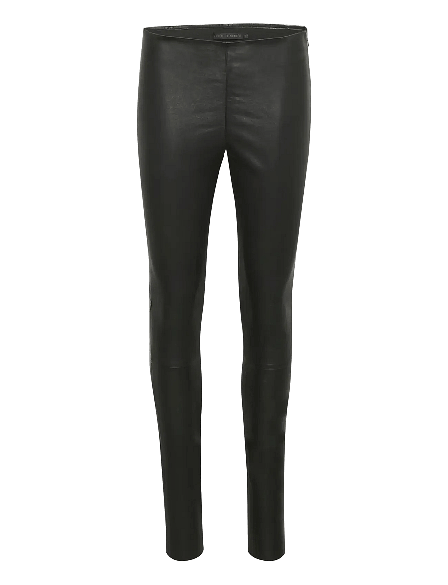 Karen By Simonsen - MemeKB Leather Pants - lederhosen - meteorite black - 1