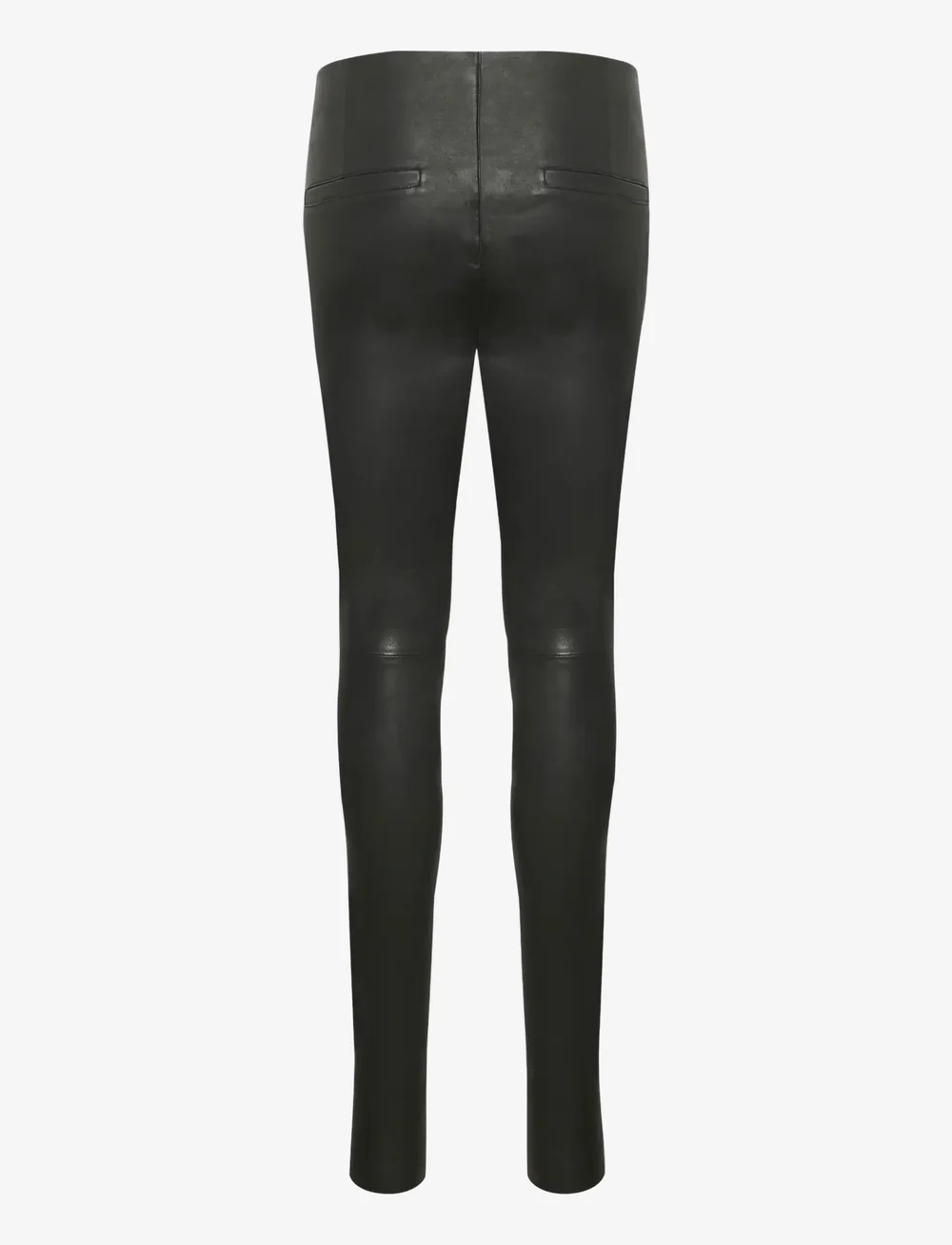 Karen By Simonsen - MemeKB Leather Pants - læderbukser - meteorite black - 2