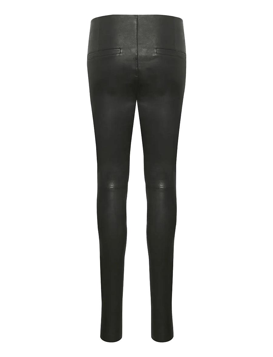 Karen By Simonsen - MemeKB Leather Pants - lederhosen - meteorite black - 2