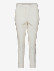 Karen By Simonsen - SydneyKB Fashion Pants - aptemtos kelnės - snow white - 0