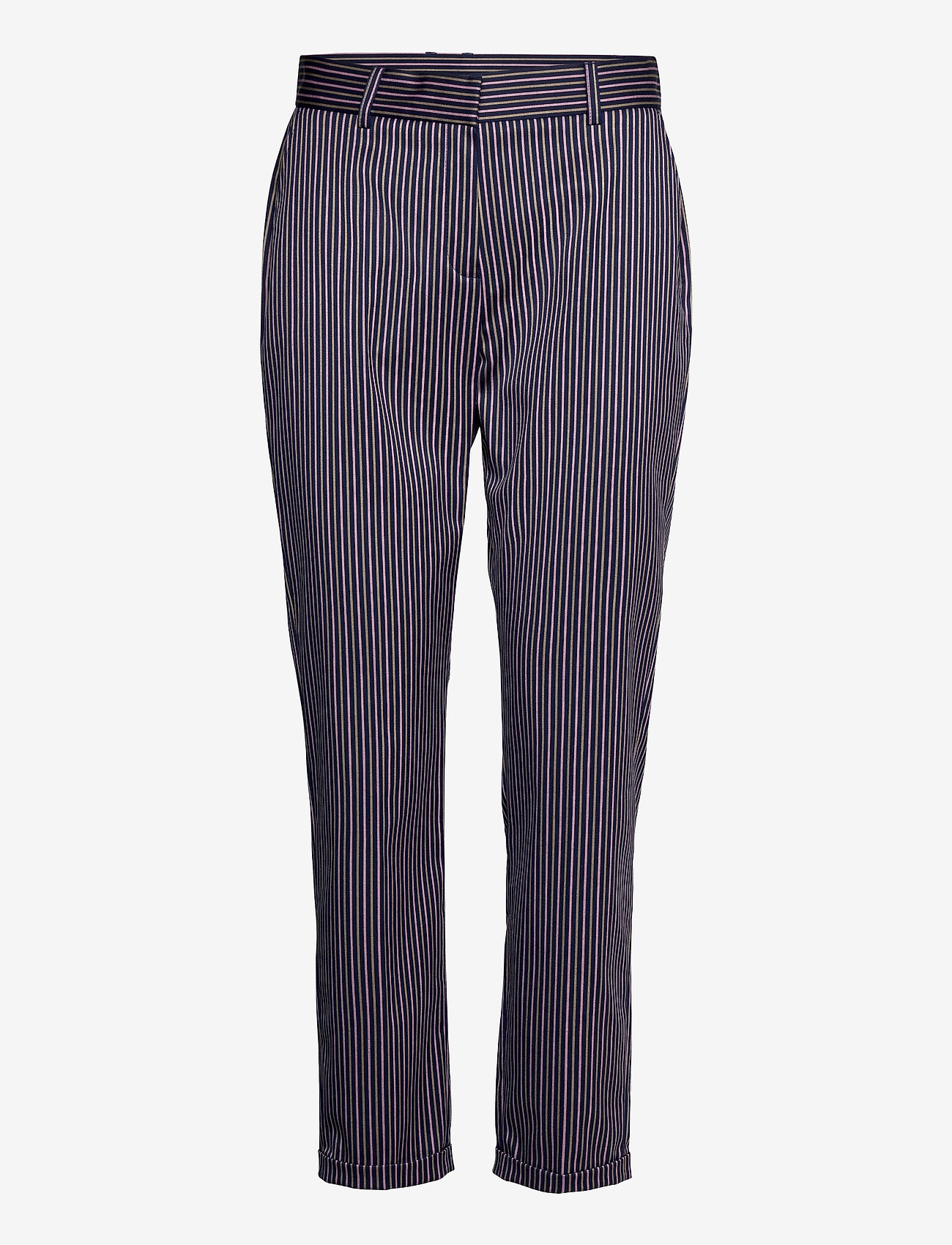 Karen By Simonsen Sydney Striped Pants - Slim fit Hosen - STRIPED FABRIC / multi