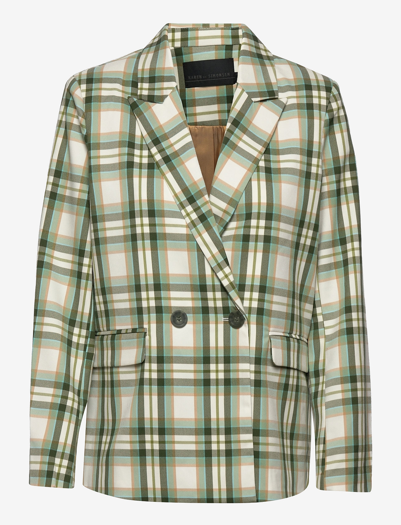 Karen By Simonsen - TartanKB Check Blazer - celadon - 0