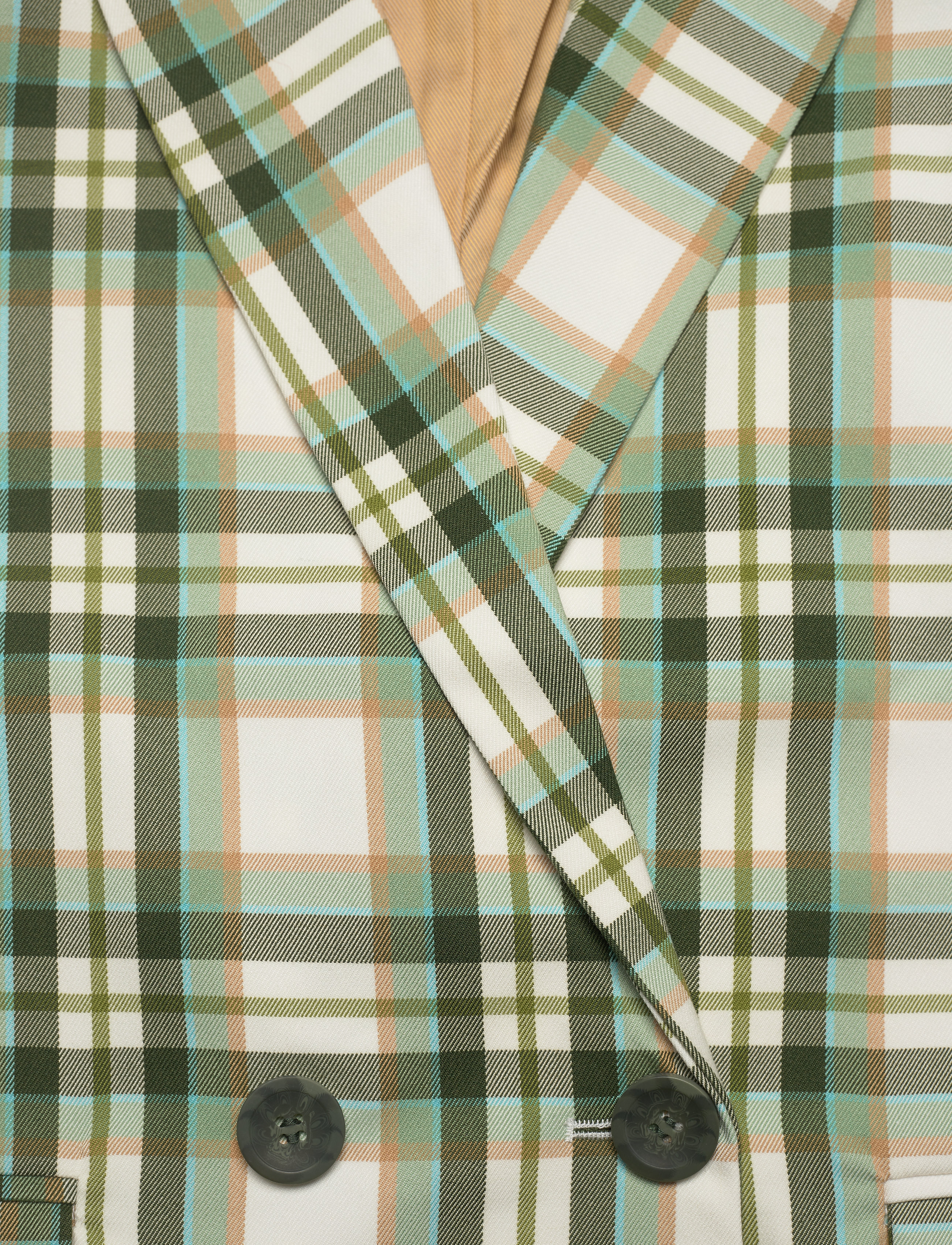 Karen By Simonsen - TartanKB Check Blazer - celadon - 2