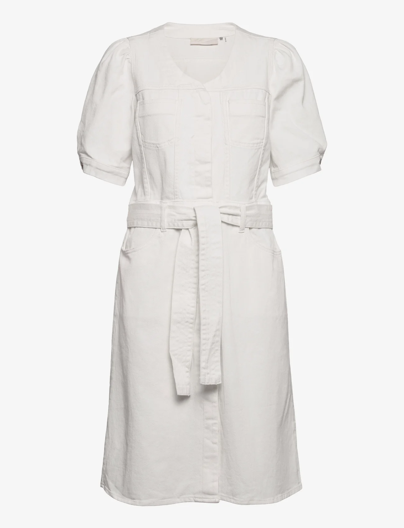 Karen By Simonsen - ArabelleKB Denim Dress - jeansjurken - white swan - 0