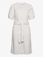 ArabelleKB Denim Dress - WHITE SWAN
