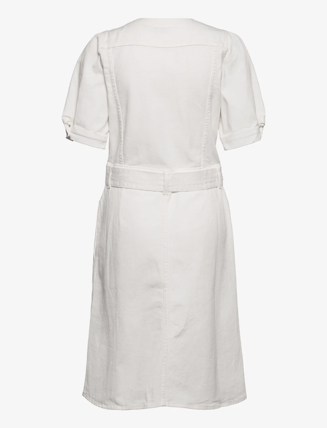 Karen By Simonsen - ArabelleKB Denim Dress - teksakleidid - white swan - 1