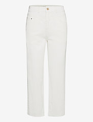 ArabelleKB HW Straight Jeans - WHITE SWAN