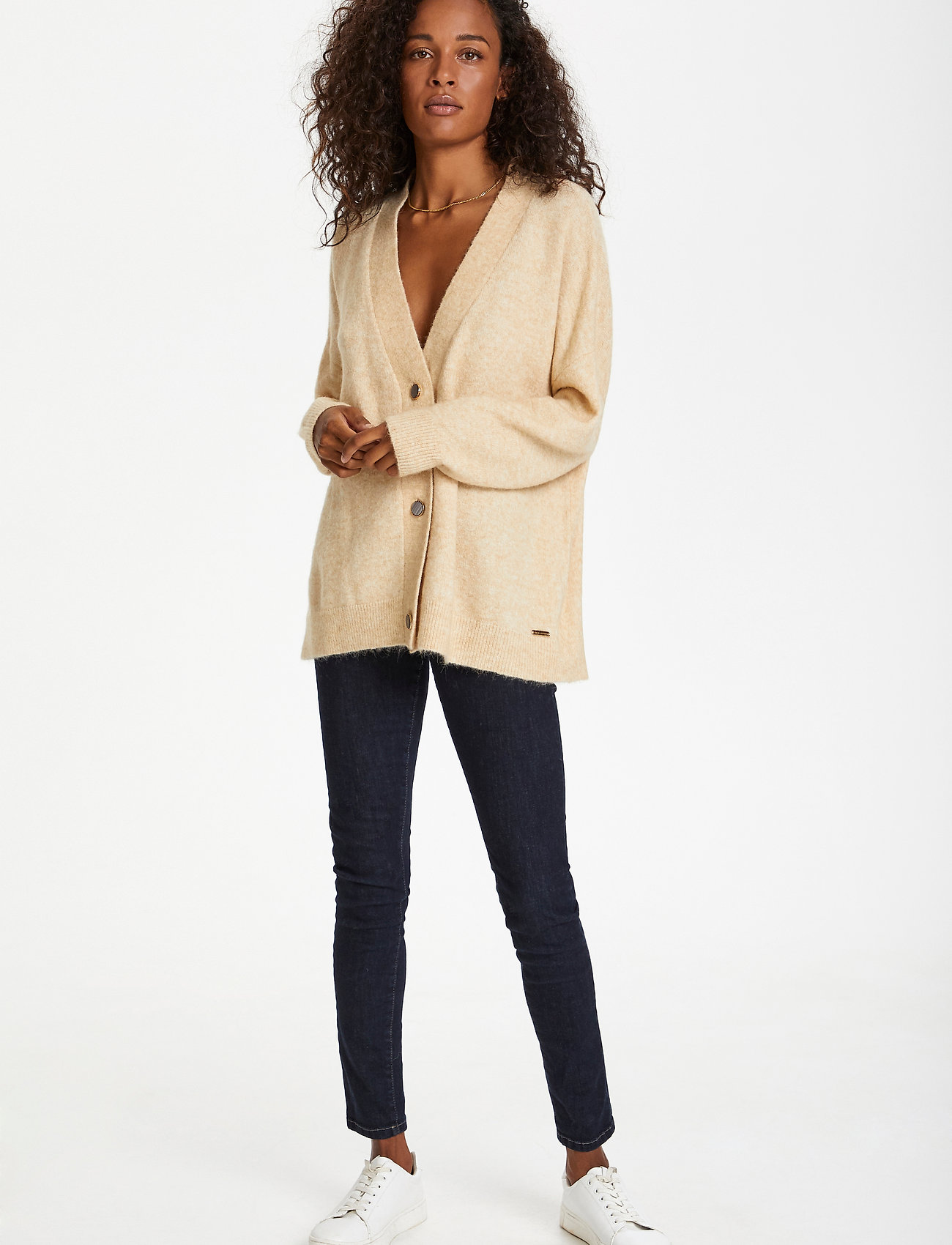 Karen By Simonsen - NoraKB Knit Cardigan - frappé melange - 3