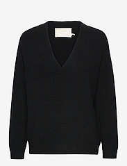 Karen By Simonsen - NoraKB V-neck - sweaters - meteorite - 0