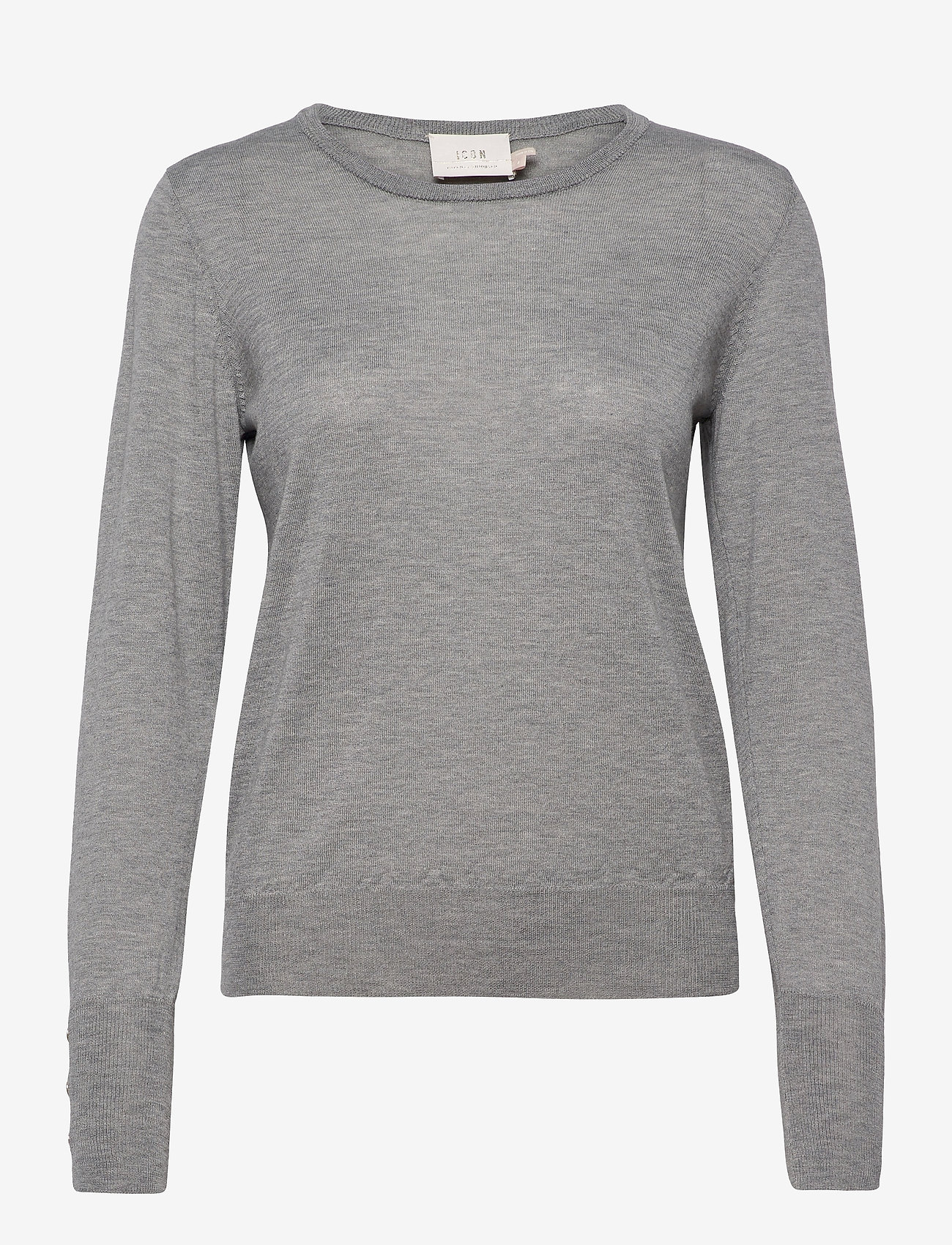 Karen By Simonsen - NalaKB Pullover - frost gray melange - 0