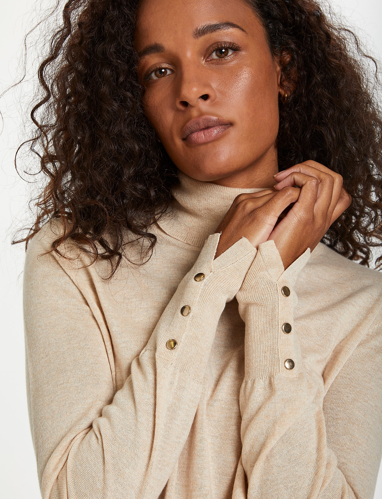Karen By Simonsen - NalaKB Rollneck - frappé melange - 3