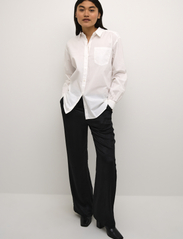 Karen By Simonsen - NinjaKB Shirt - langärmlige hemden - bright white - 3