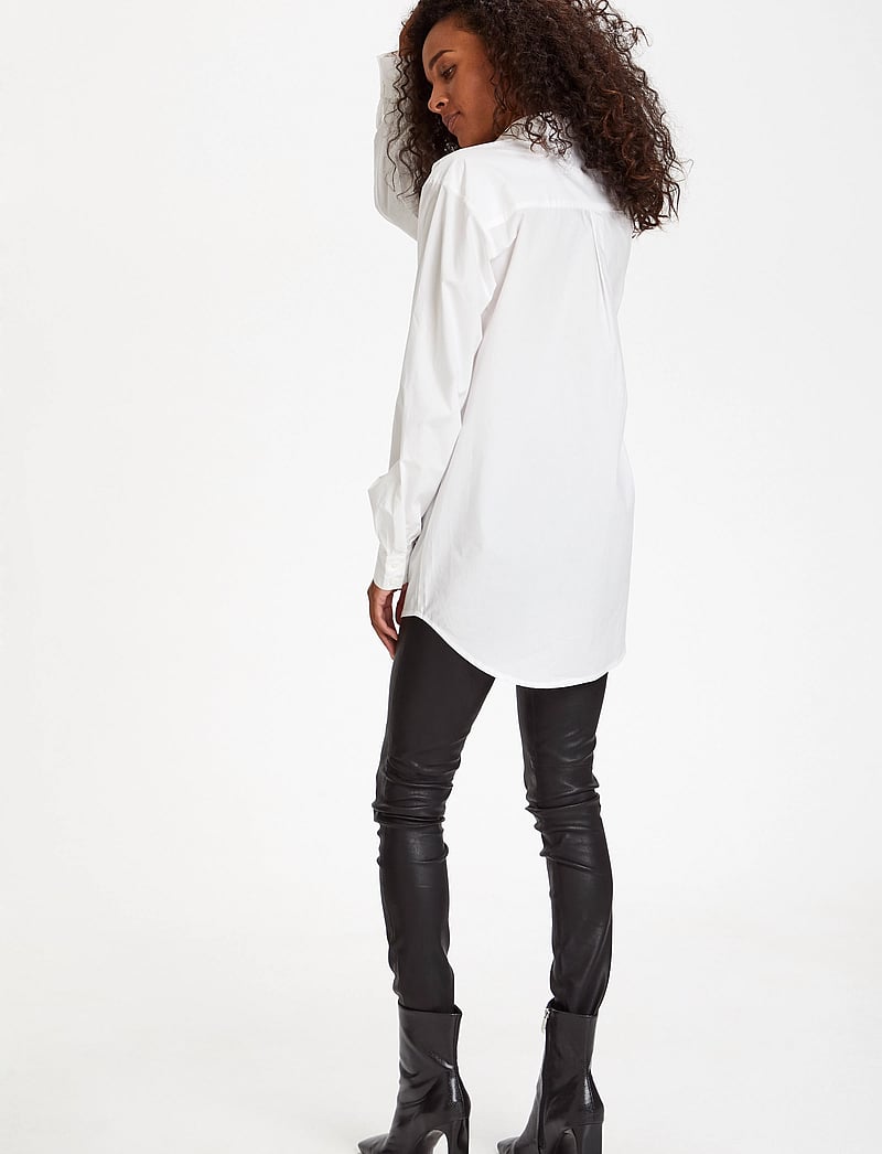 Karen By Simonsen - NinjaKB Shirt - pikkade varrukatega särgid - bright white - 4