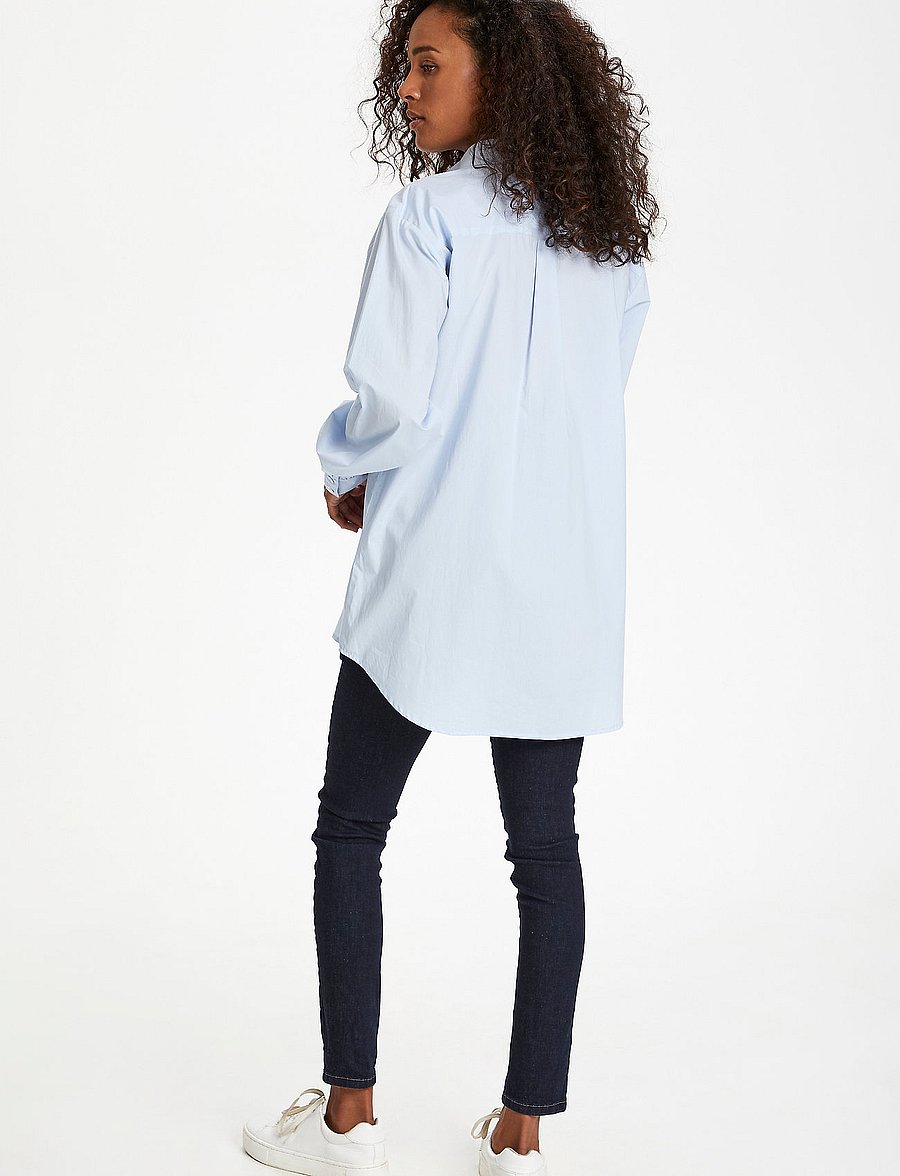 Karen By Simonsen - NinjaKB Shirt - langærmede skjorter - xenon blue - 4