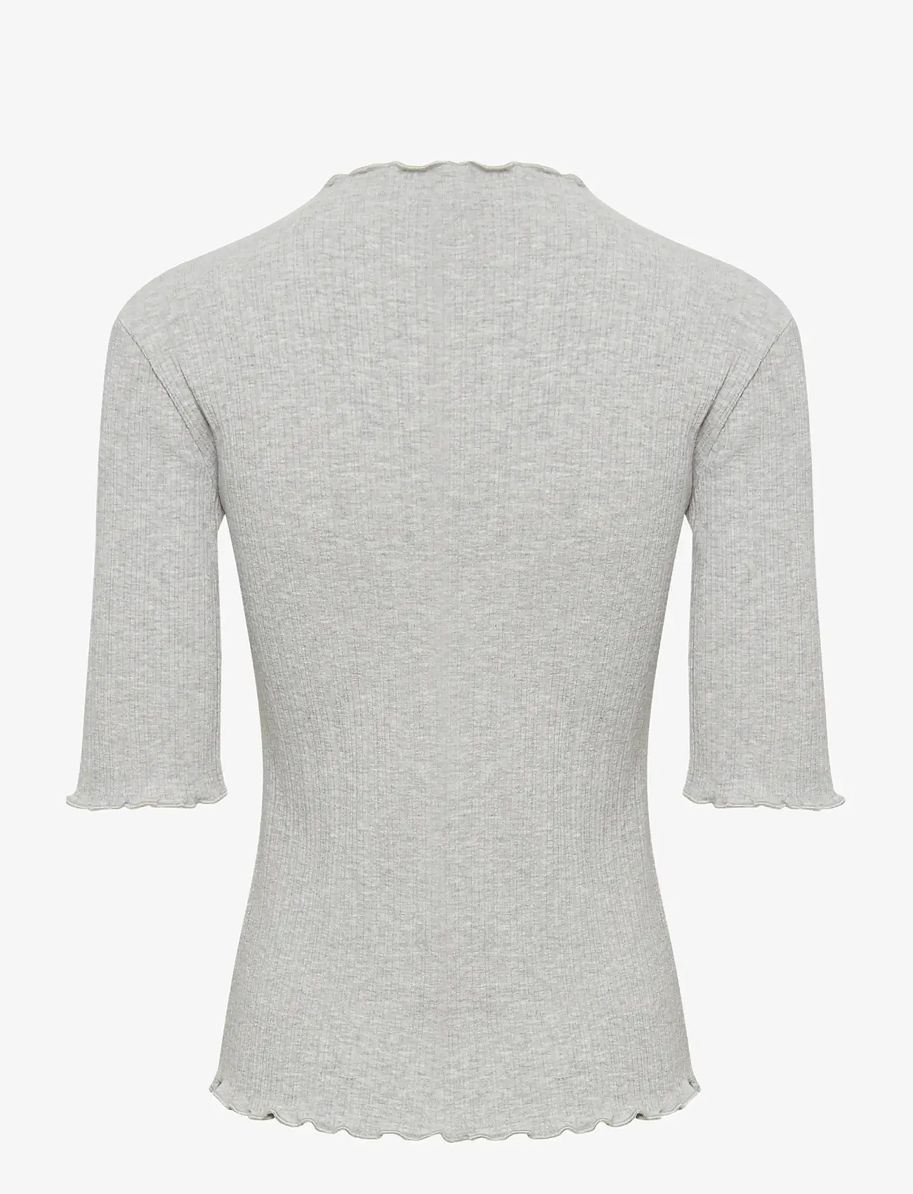 Karen By Simonsen - CandaceKB SS Tee - t-shirts - opal gray melange - 2