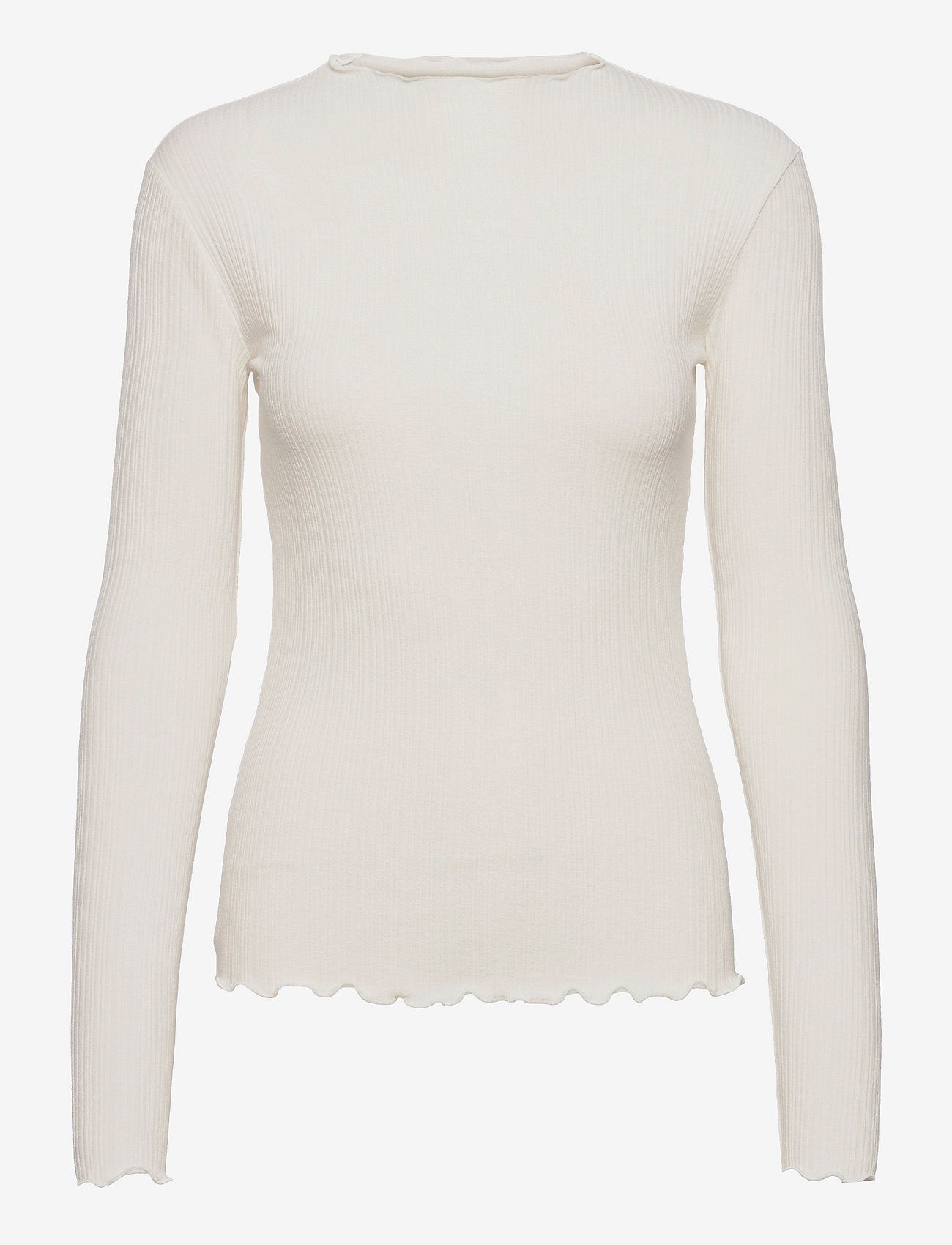 Karen By Simonsen - CandaceKB LS Tee - langärmlige tops - egret - 1