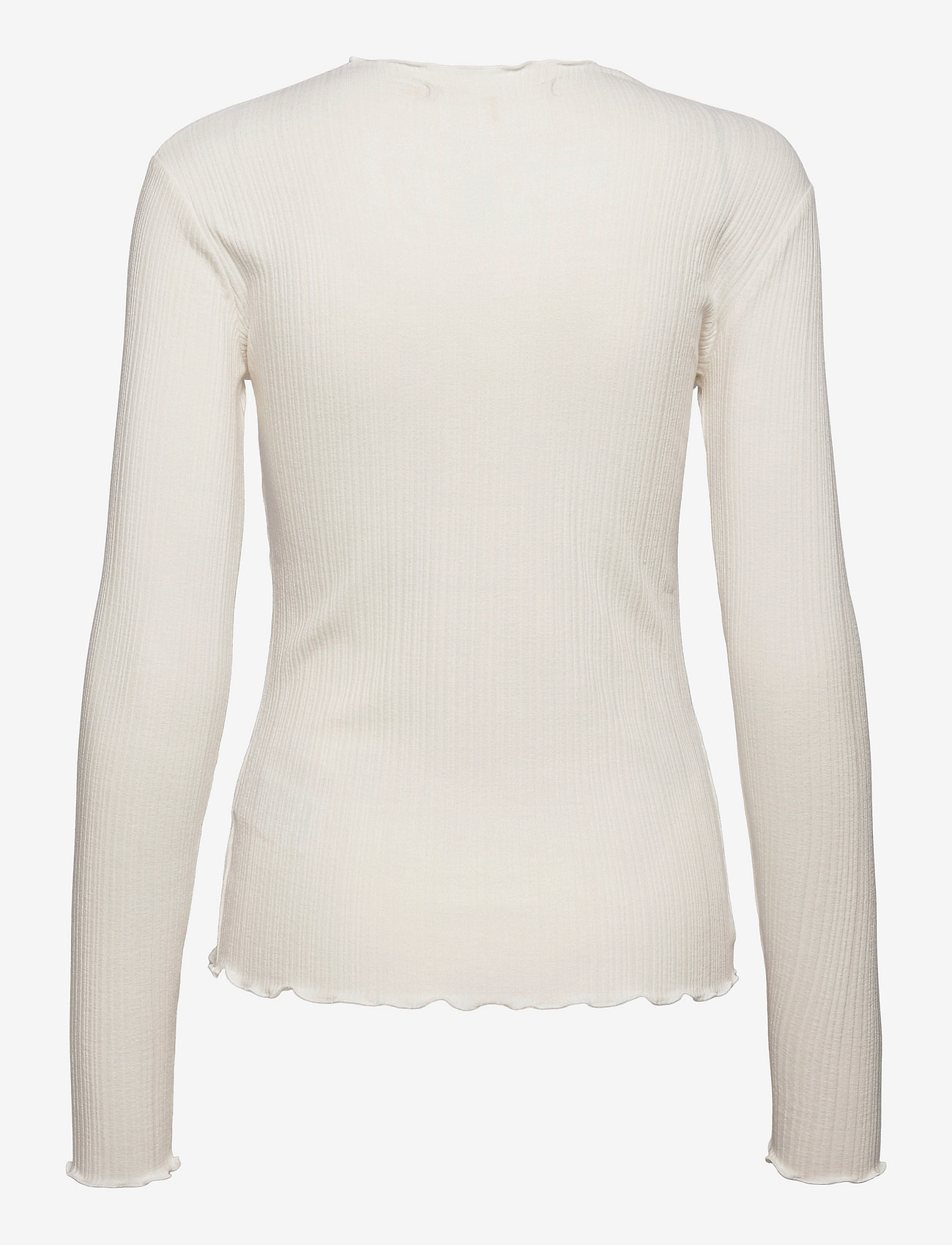 Karen By Simonsen - CandaceKB LS Tee - langärmlige tops - egret - 2