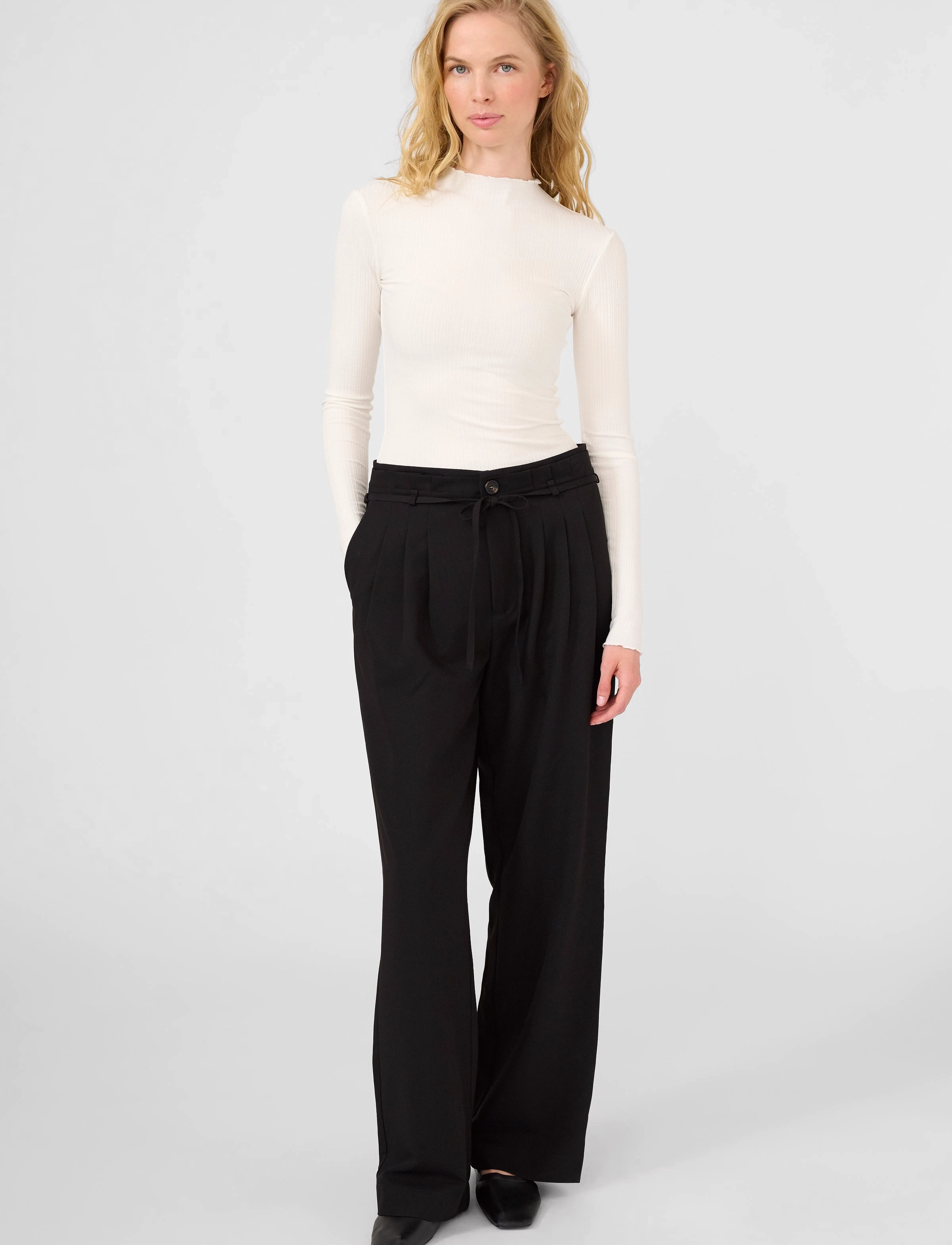 Karen By Simonsen - CandaceKB LS Tee - langærmede toppe - egret - 3