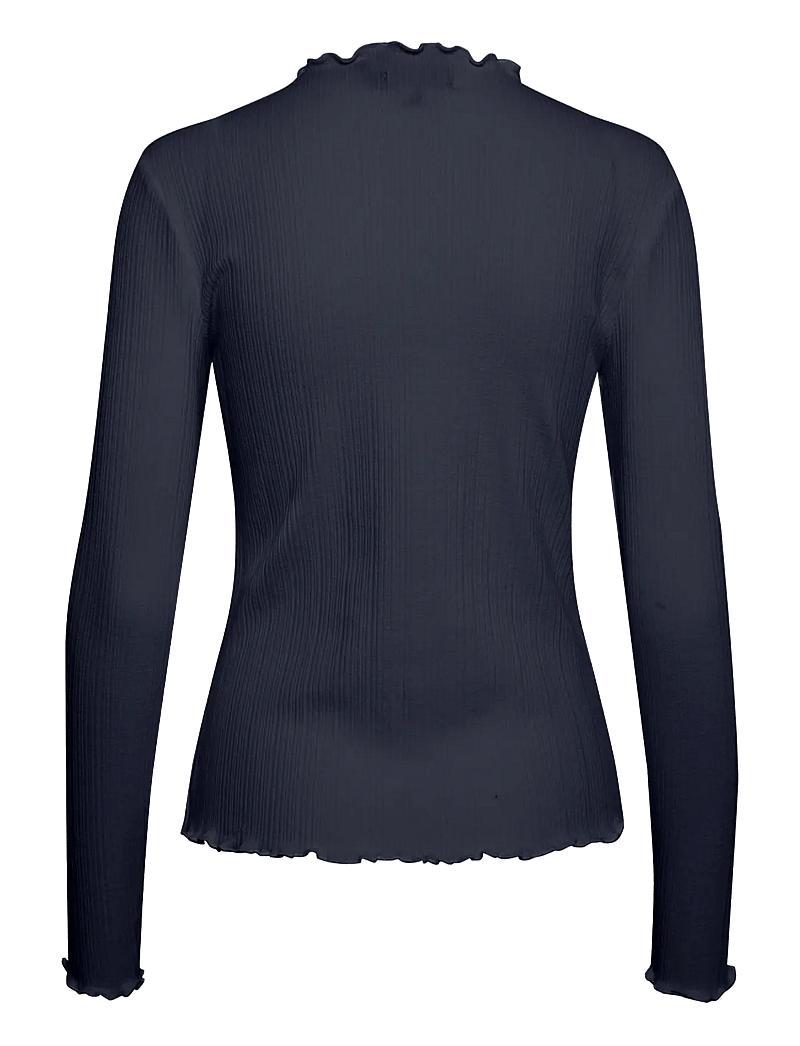 Karen By Simonsen - CandaceKB LS Tee - langärmlige tops - night sky - 2