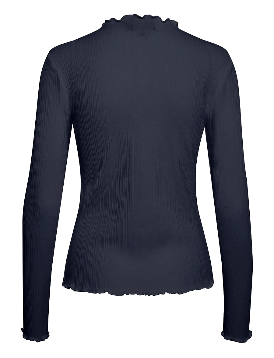 Karen By Simonsen - CandaceKB LS Tee - langärmlige tops - night sky - 2