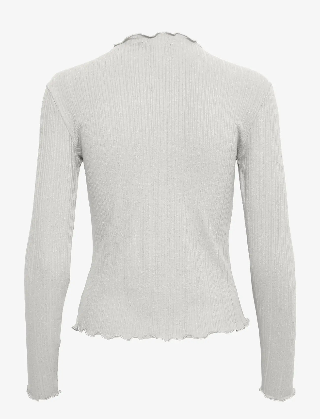 Karen By Simonsen - CandaceKB LS Tee - pikkade varrukatega alussärgid - opal gray melange - 2