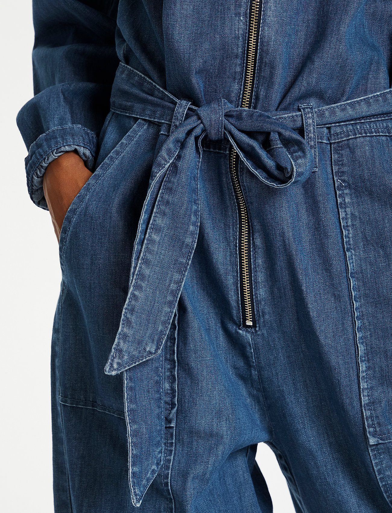 Karen By Simonsen - FigureKB Jumpsuit - medium blue denim - 4