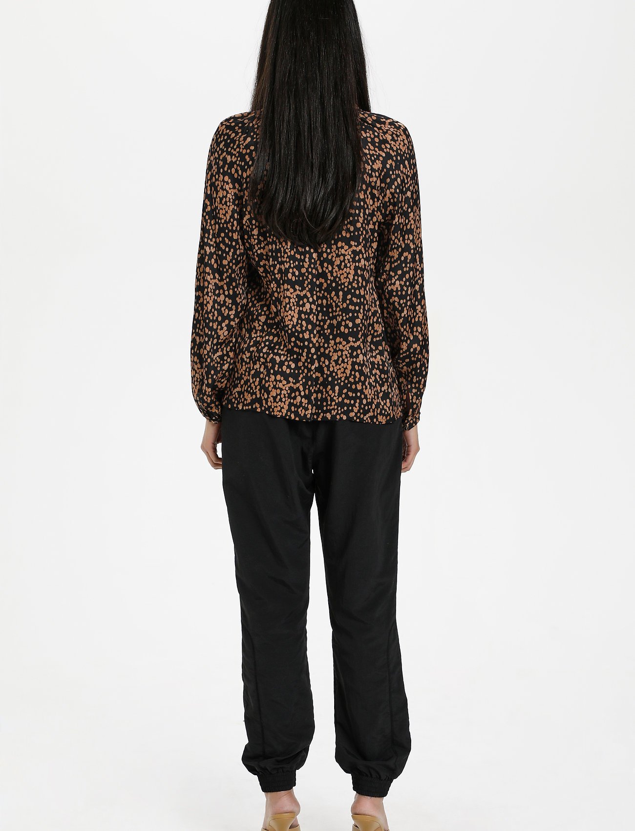 Karen By Simonsen - IndieKB Blouse - langärmlige blusen - bubble dot - 4