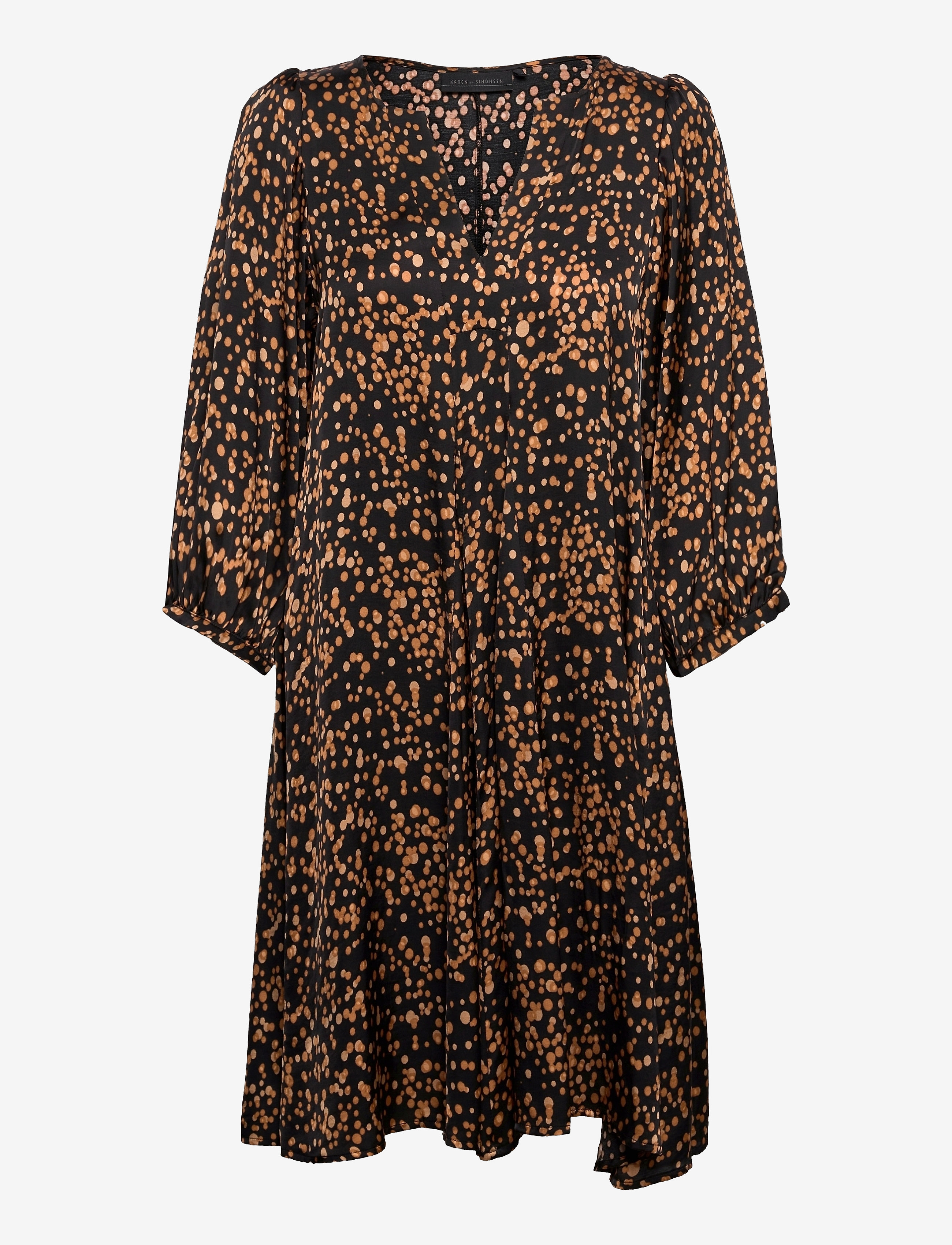 Karen By Simonsen IndieKB Dress - Karen By Simonsen - BUBBLE DOT / brown