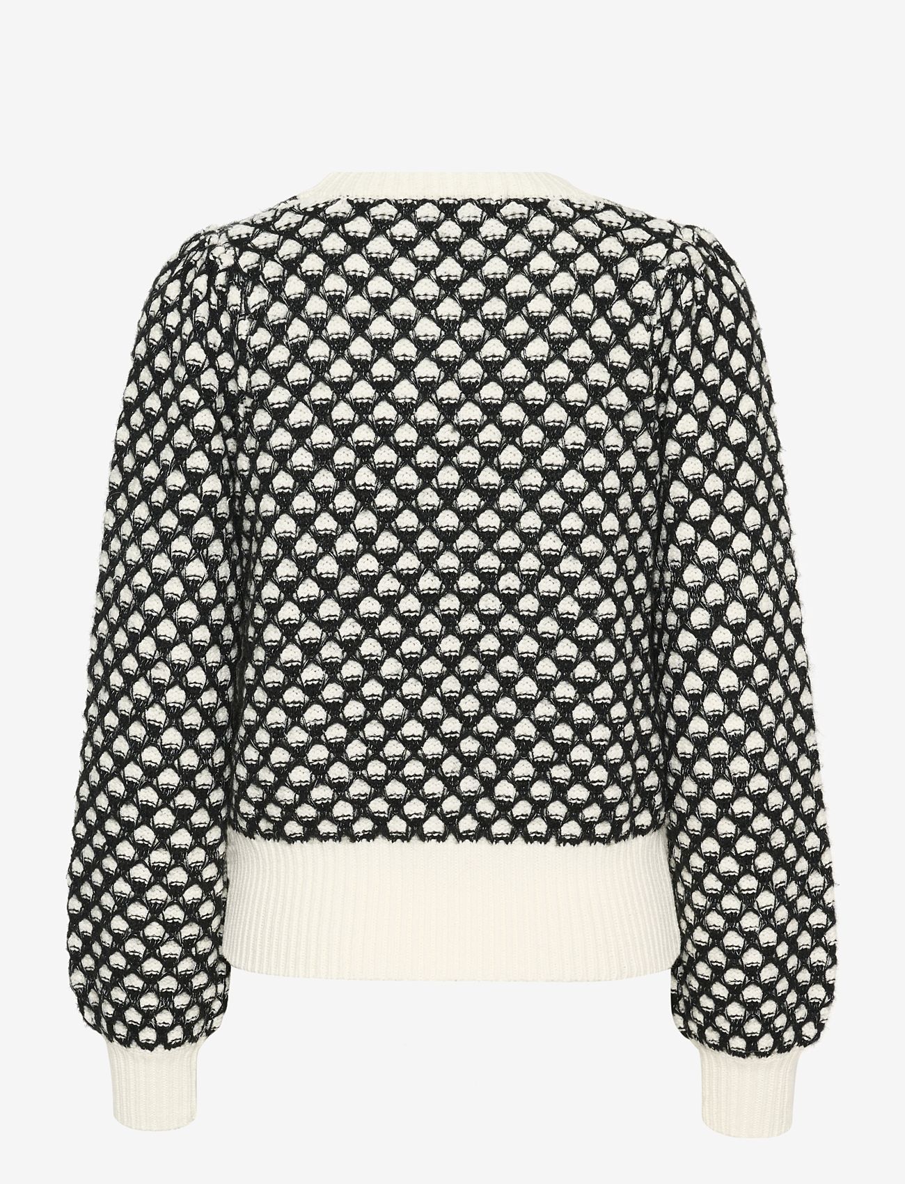 Karen By Simonsen - IttieKB Pullover - neulepuserot - egret - 2