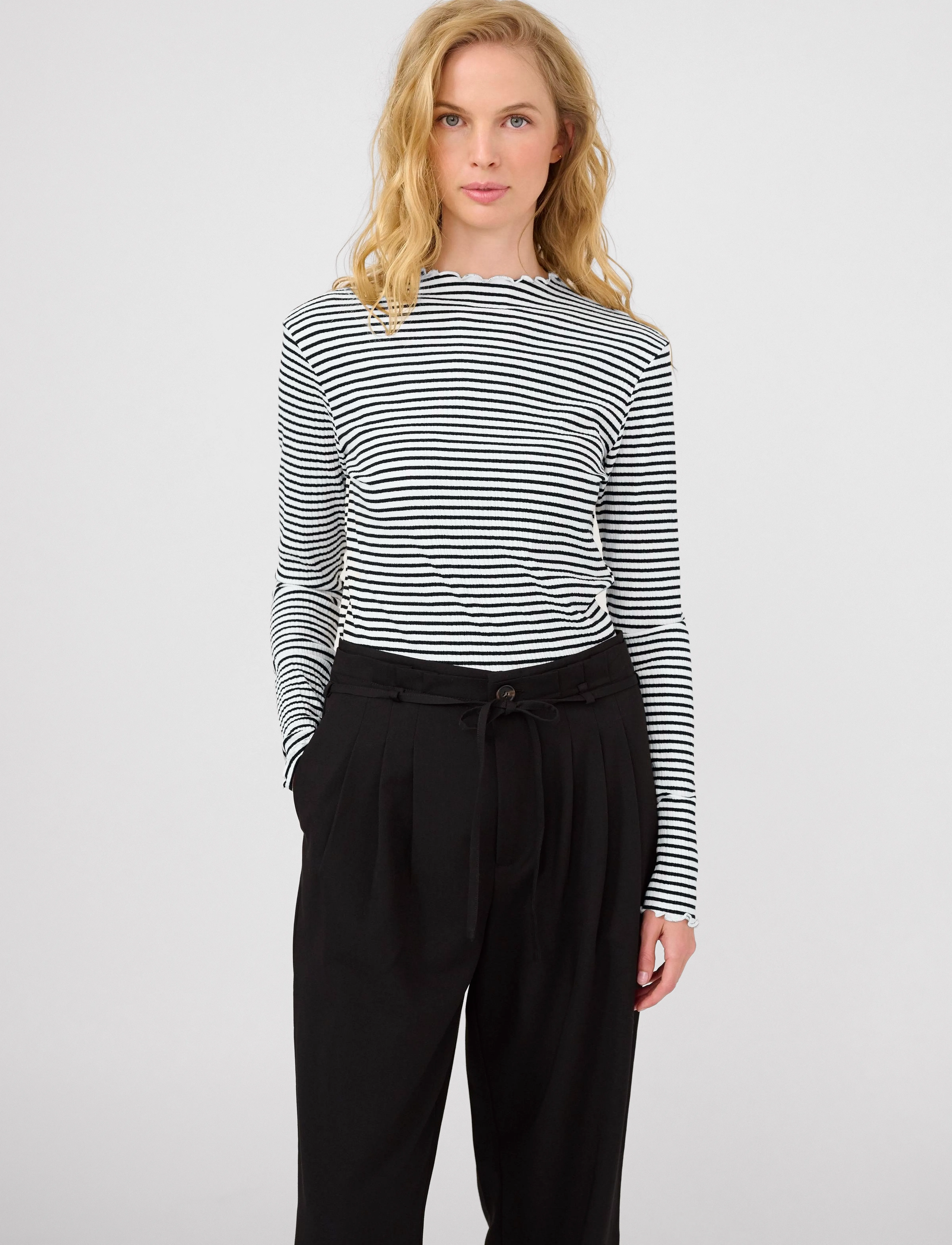 Karen By Simonsen Candacekb Stripe Ls blusar dam – bild 2