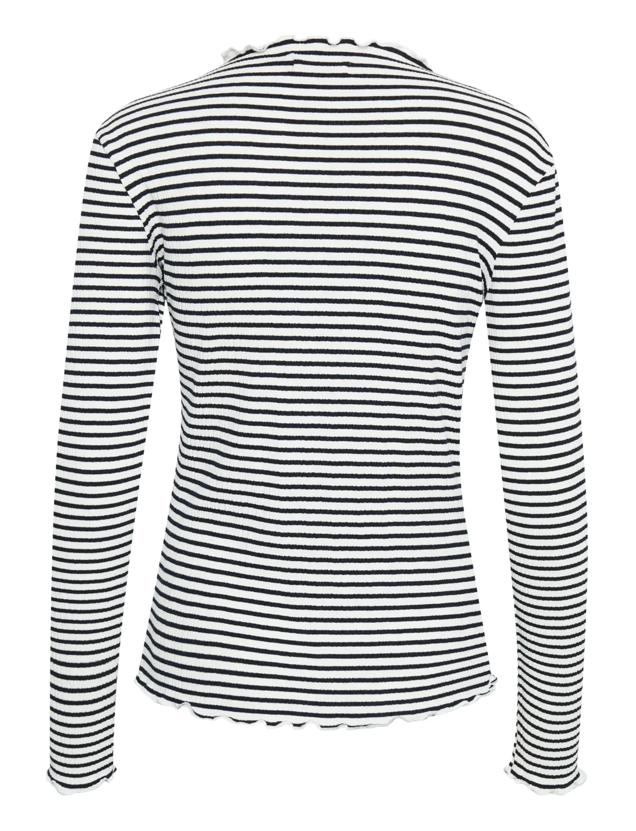 Karen By Simonsen - CandaceKB Stripe LS - långärmade toppar - egret/night sky stripe - 2