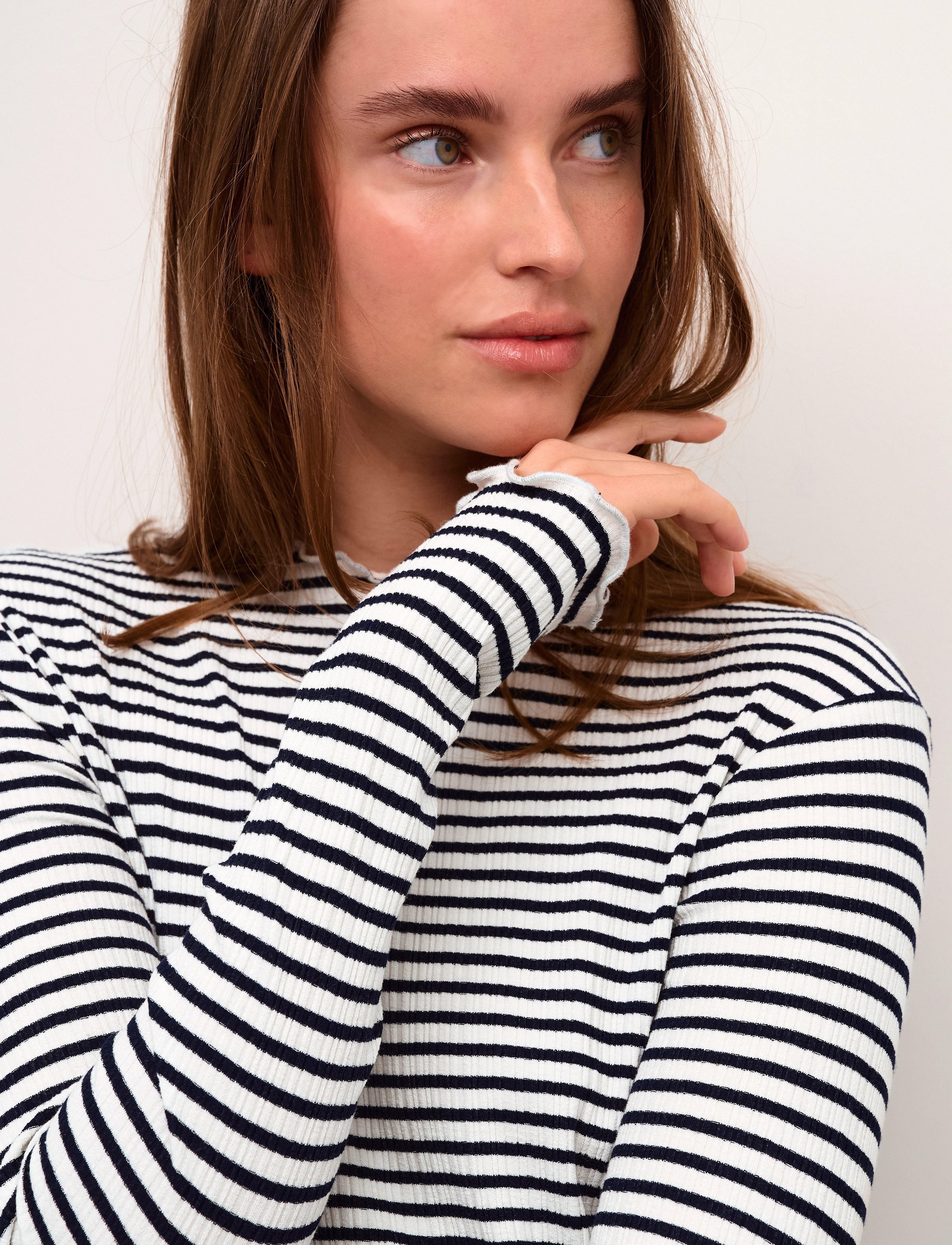 Karen By Simonsen Candacekb Stripe Ls blusar dam – bild 6