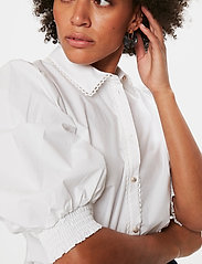 Karen By Simonsen - ChillyKB Blouse - short-sleeved blouses - bright white - 6