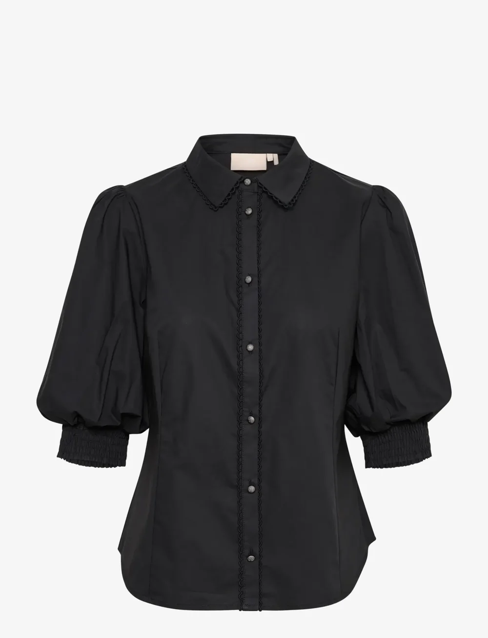 Karen By Simonsen - ChillyKB Blouse - short-sleeved blouses - meteorite - 0