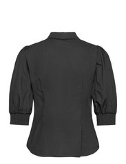 Karen By Simonsen - ChillyKB Blouse - short-sleeved blouses - meteorite - 1
